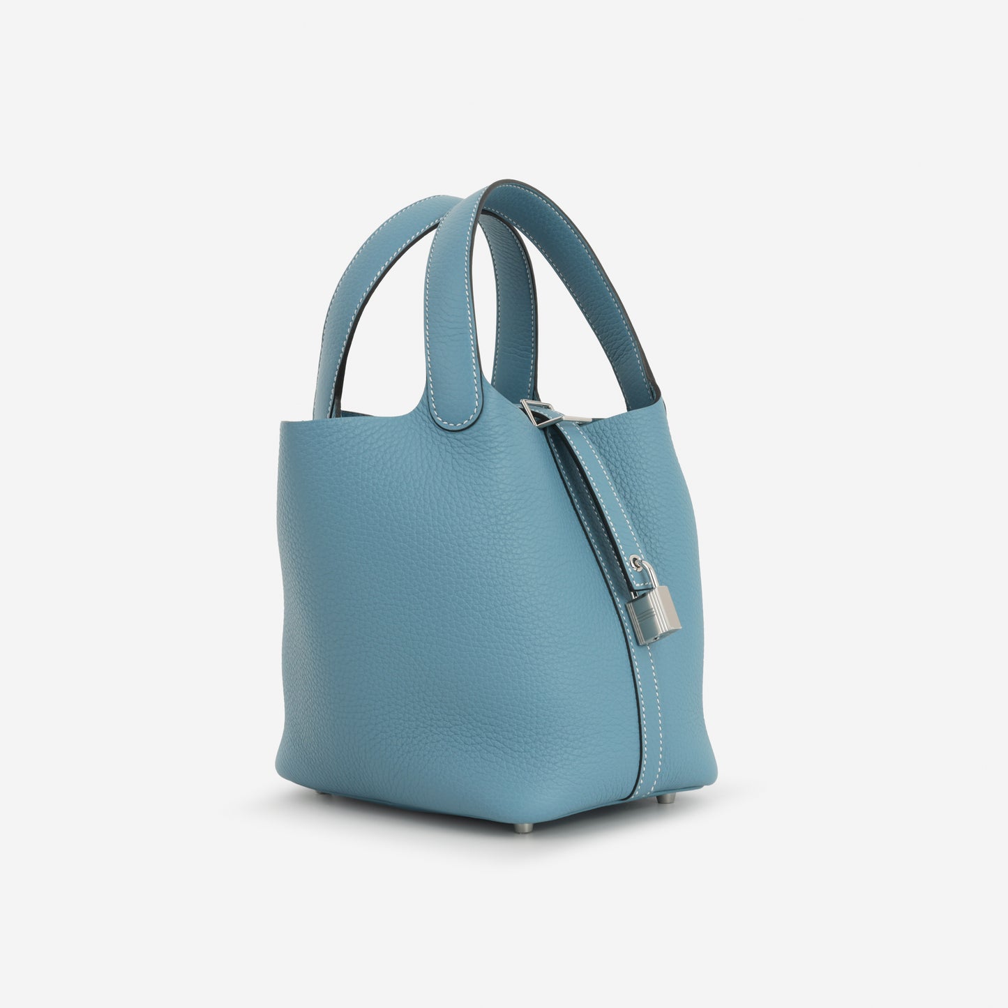 Hermès Picotin 18 - New Blue Jean Clemence | Palladium Hardware