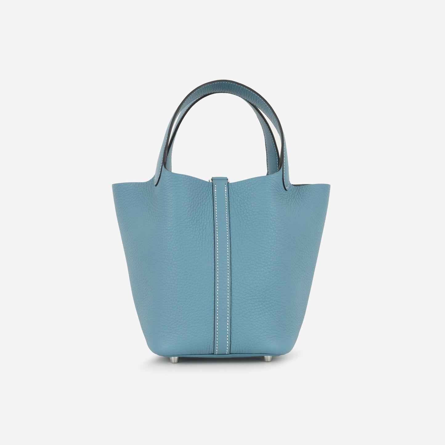 Hermès Picotin 18 - New Blue Jean Clemence | Palladium Hardware