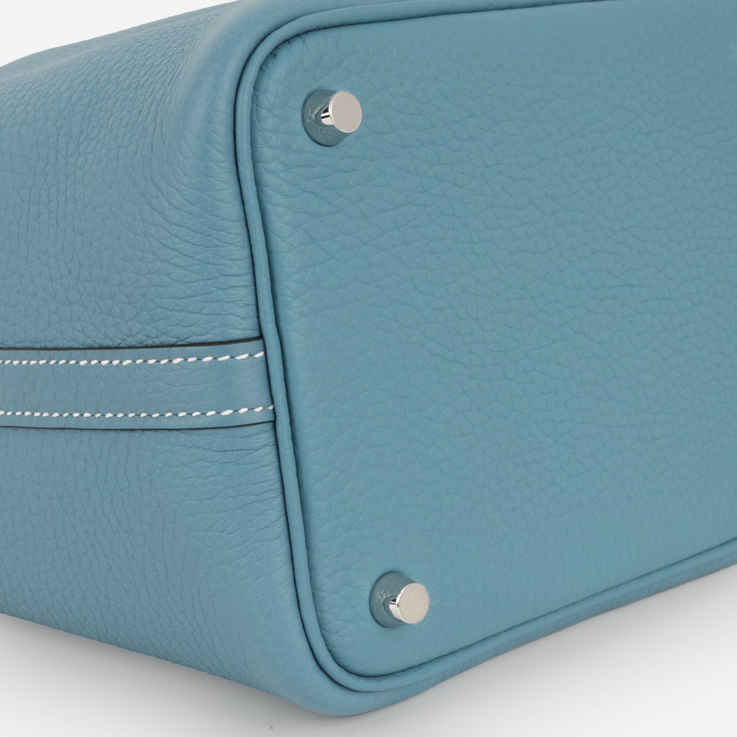 Hermès Picotin 18 - New Blue Jean Clemence | Palladium Hardware