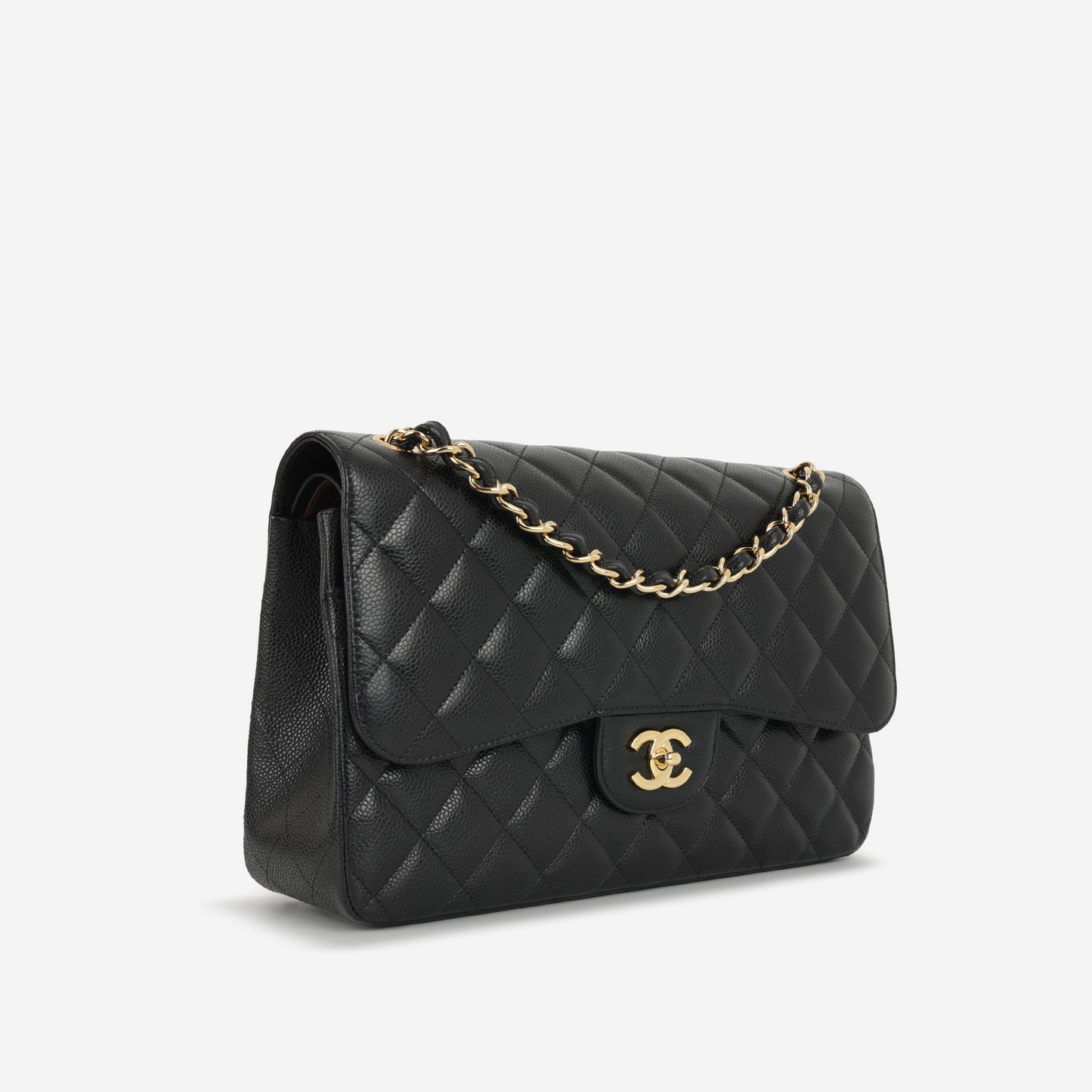 Chanel Classic Jumbo Double Flap - Black Caviar | Gold Hardware