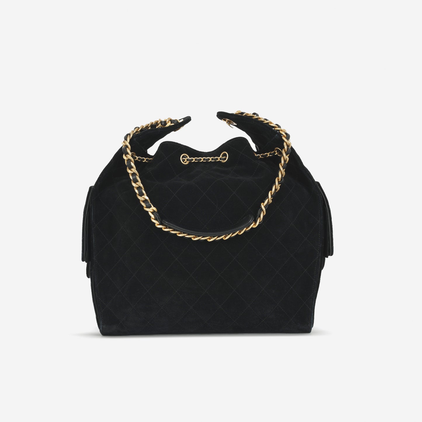 Chanel Medium 25 Hobo Bag - Black Suede | Gold Hardware