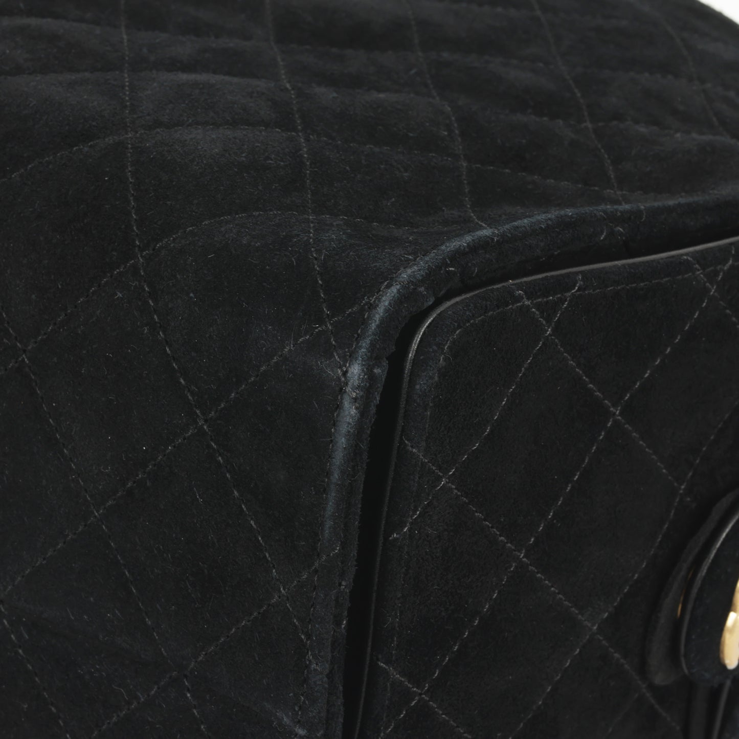 Chanel Medium 25 Hobo Bag - Black Suede | Gold Hardware