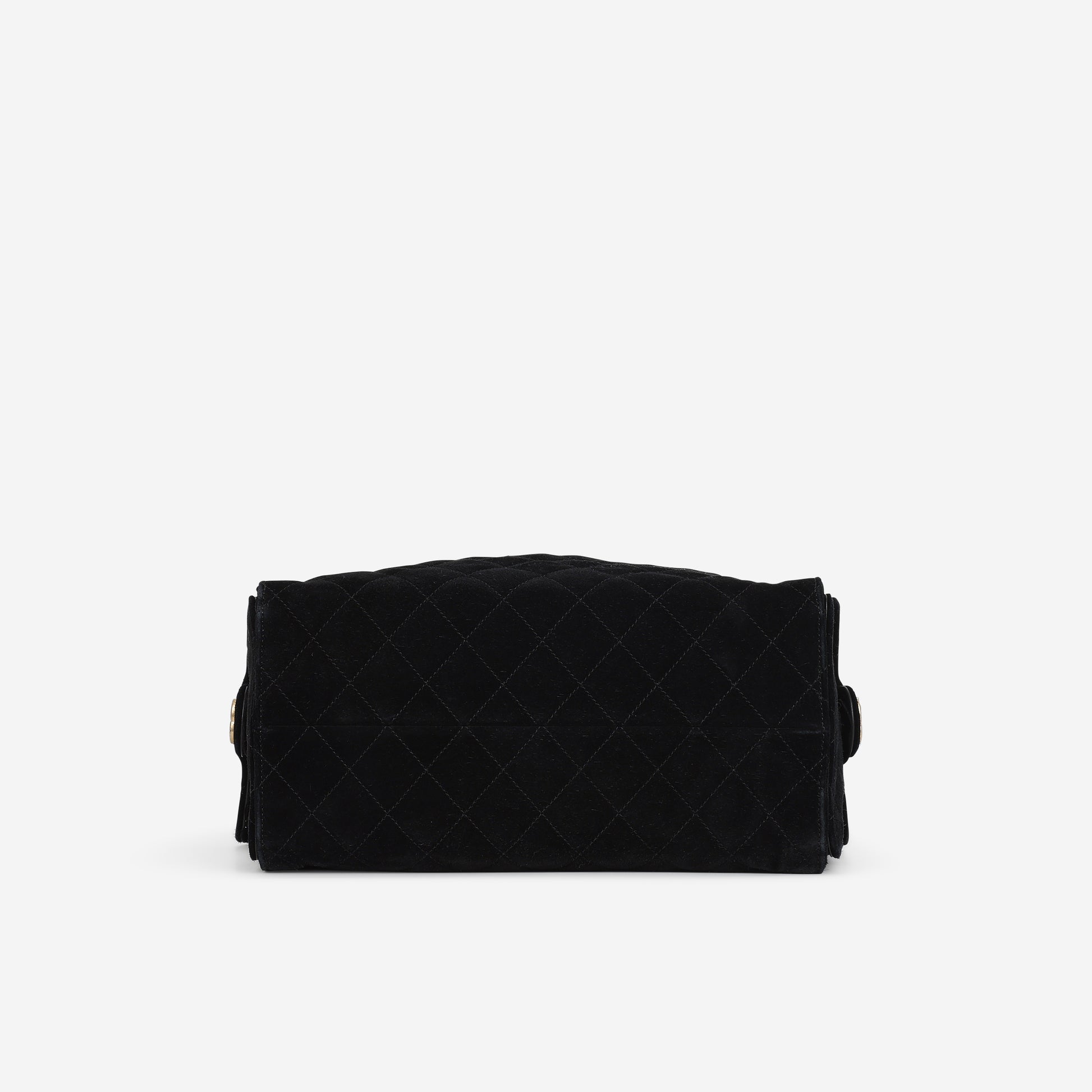Chanel Medium 25 Hobo Bag - Black Suede | Gold Hardware - Bagista