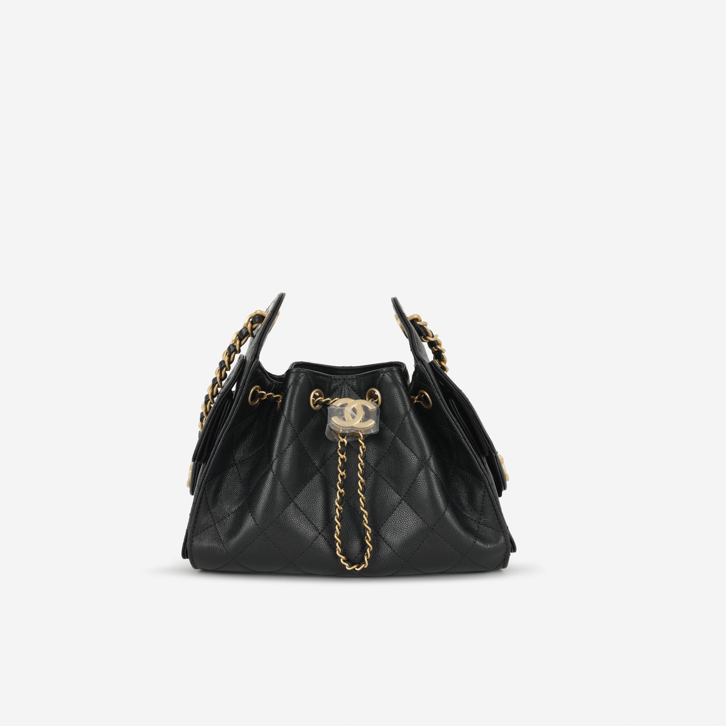 Chanel Mini 25 Hobo - Black Caviar | Gold Hardware