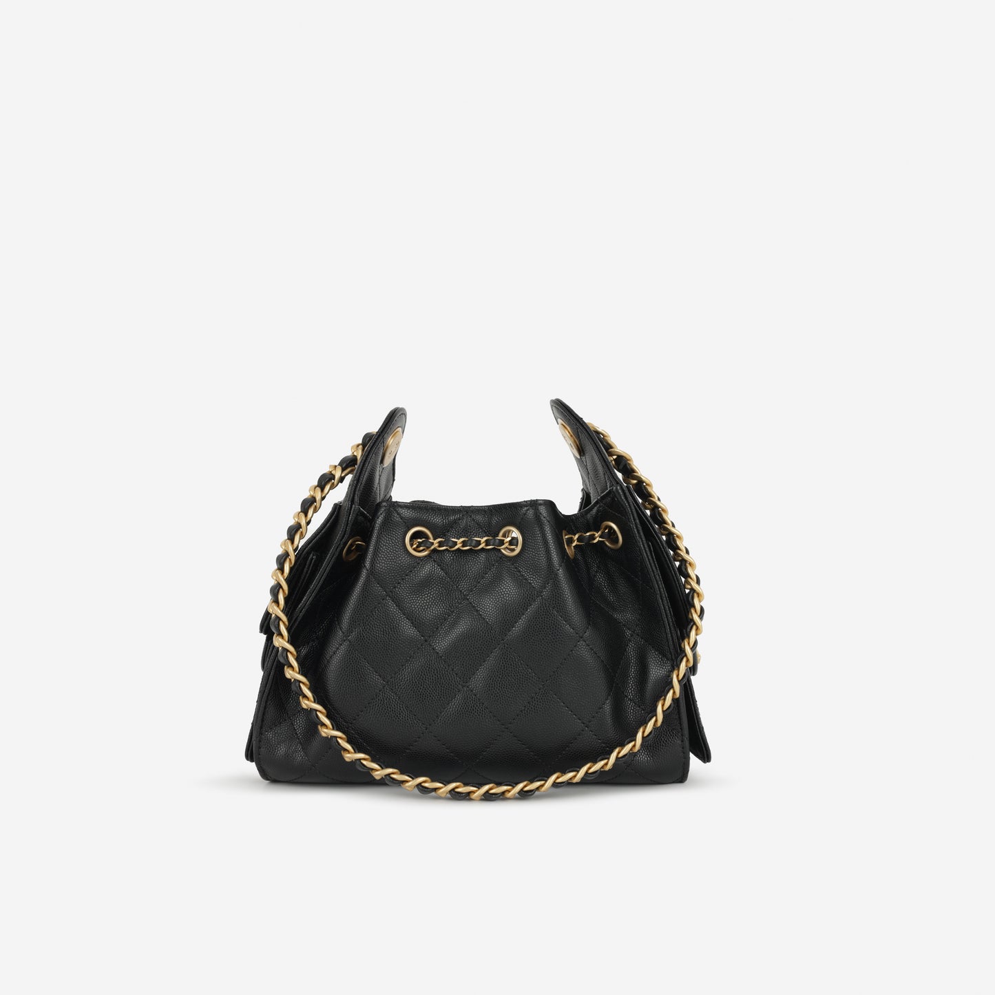 Chanel Mini 25 Hobo - Black Caviar | Gold Hardware