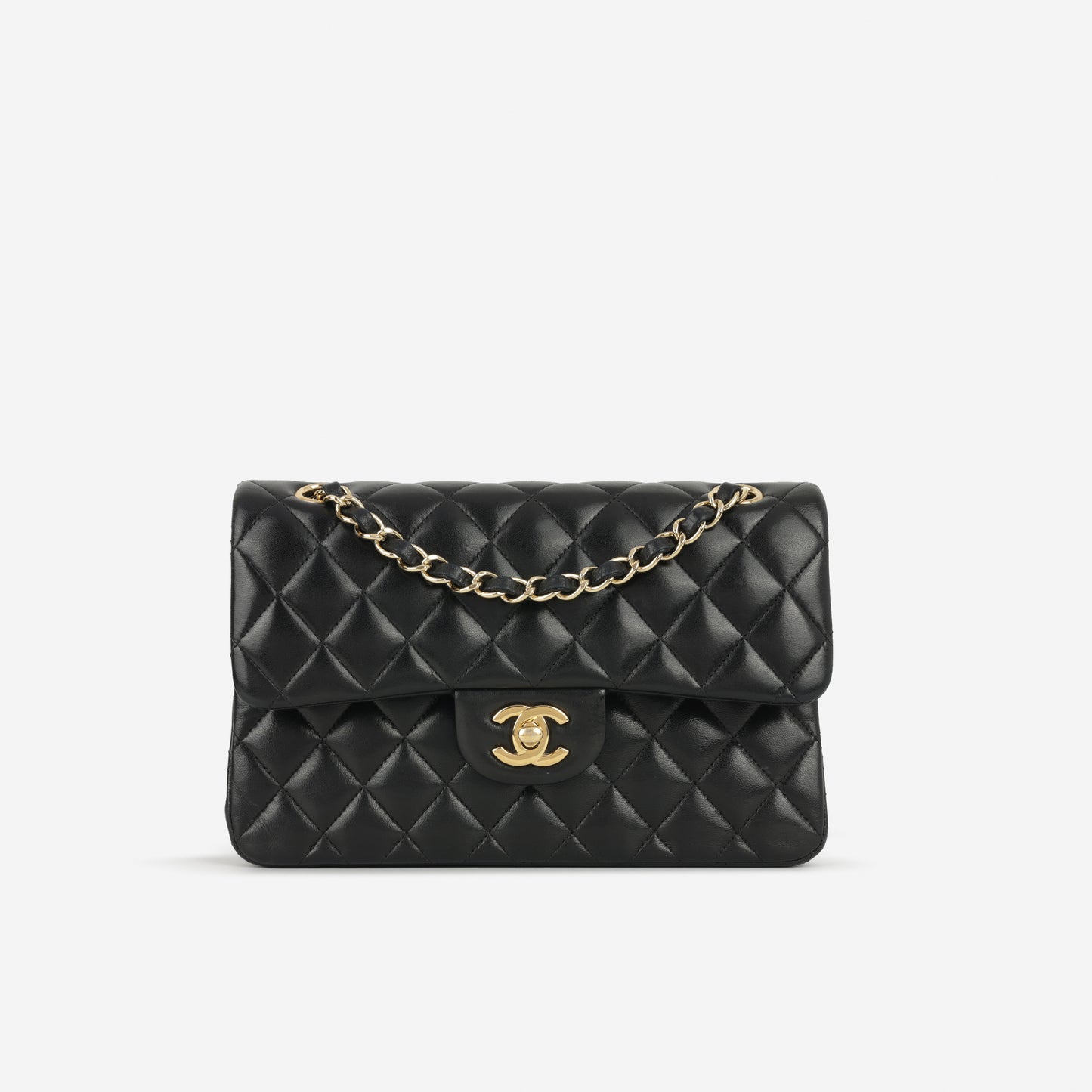 Chanel Small Classic Flap - Black Lambskin | Gold Hardware