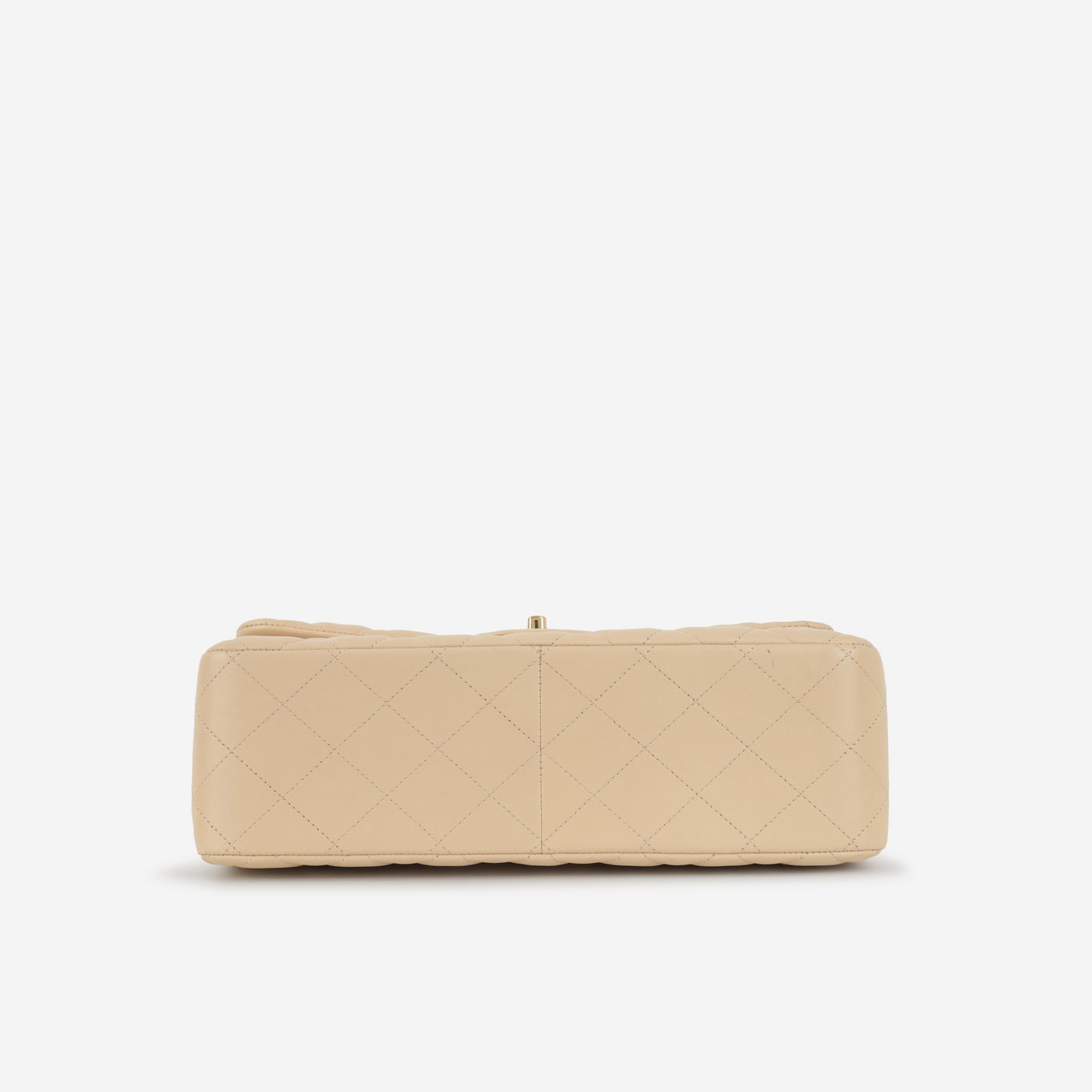 Chanel Classic Jumbo Double Flap - Beige Lambskin | Gold Hardware