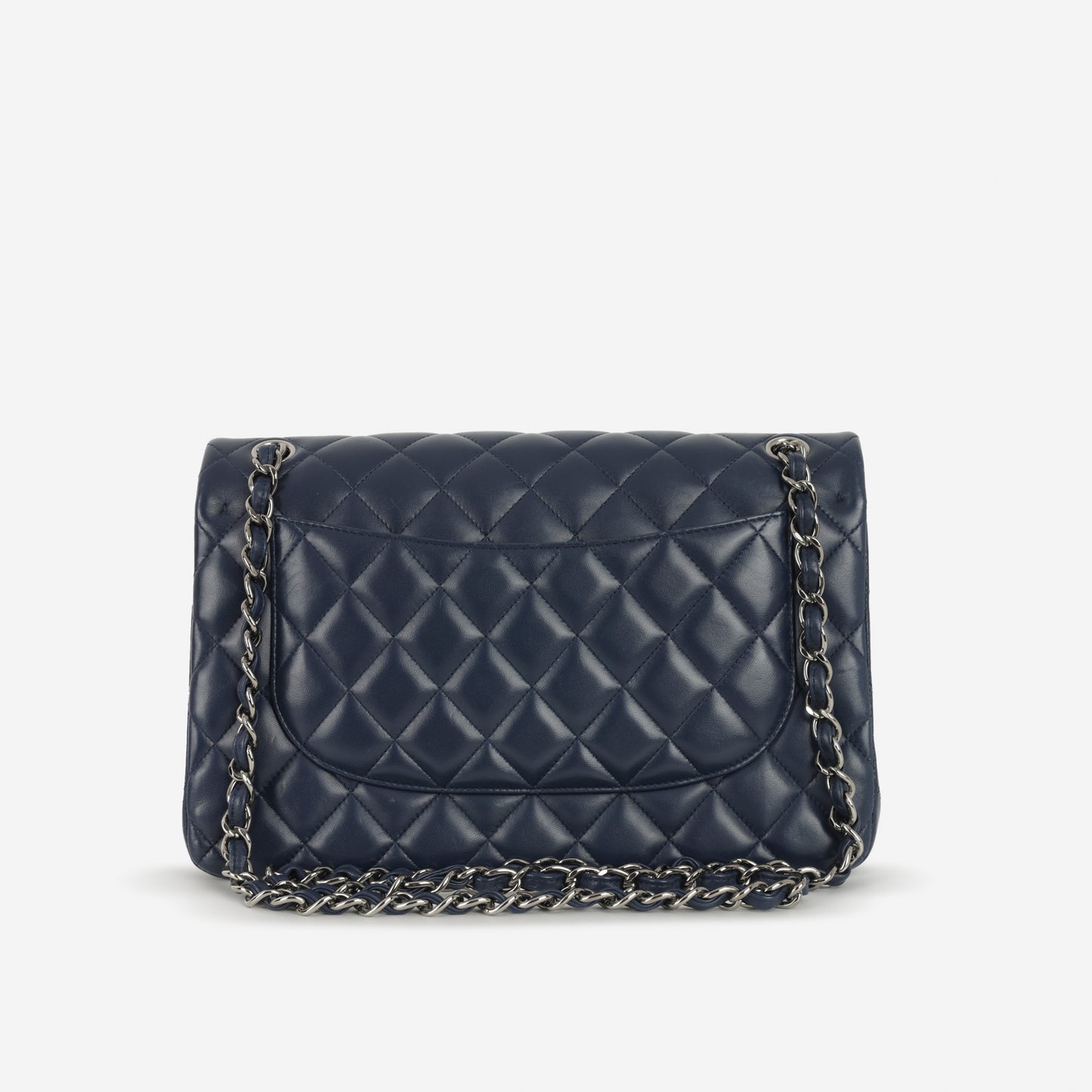 Chanel Classic Jumbo Double Flap - Navy Lambskin | Ruthenium Hardware