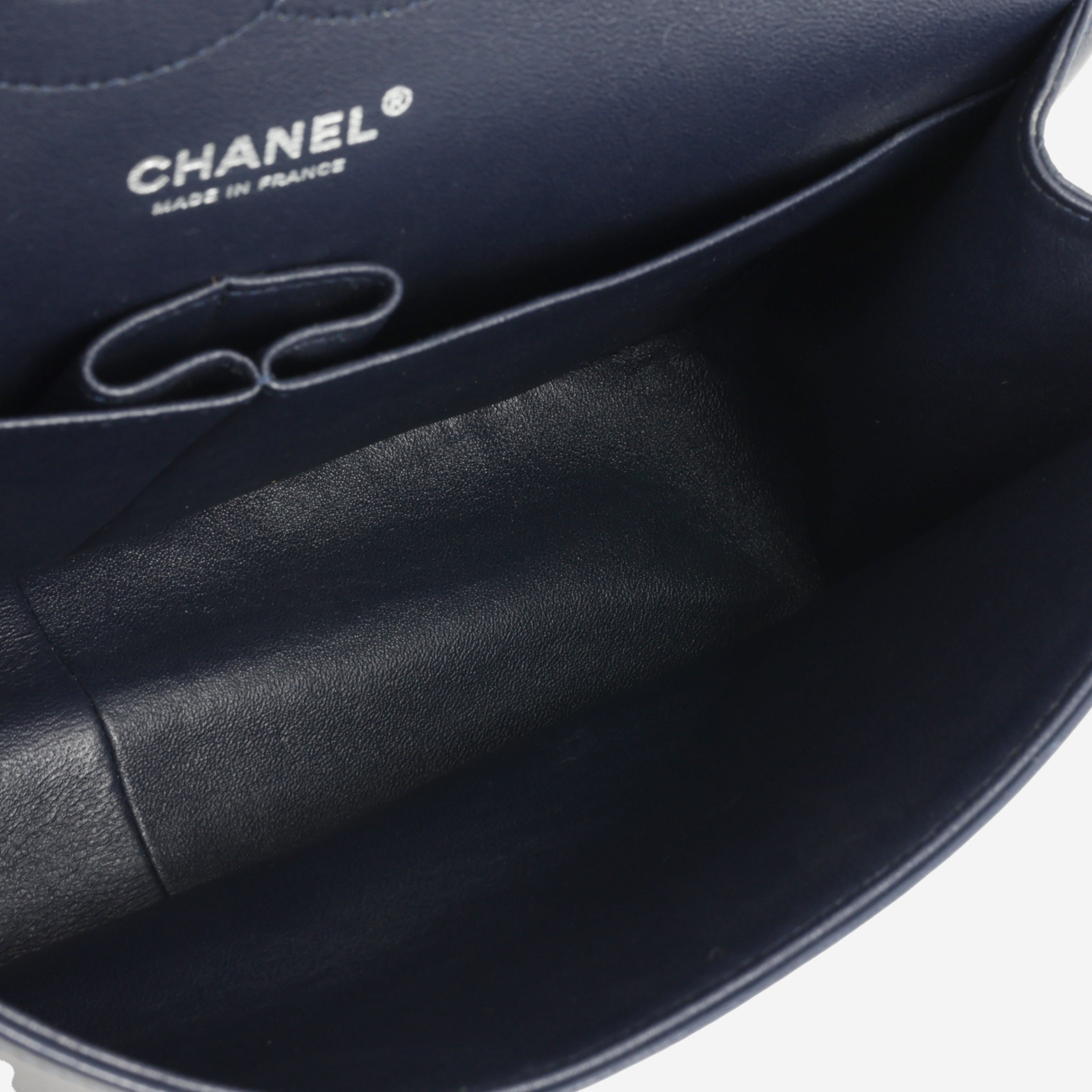 Chanel Classic Jumbo Double Flap - Navy Lambskin | Ruthenium