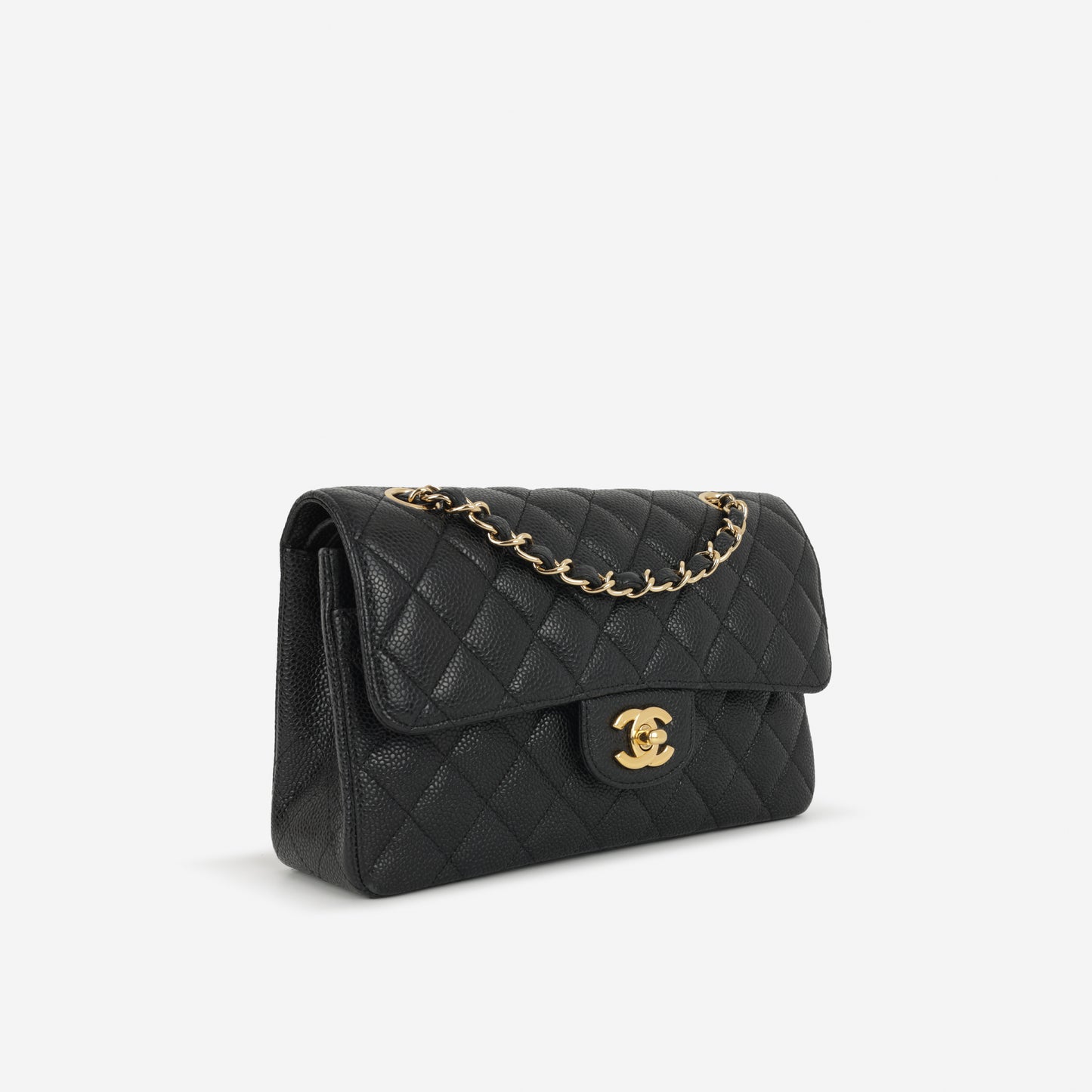 Chanel Small Classic Flap | Black Caviar | Gold Hardware
