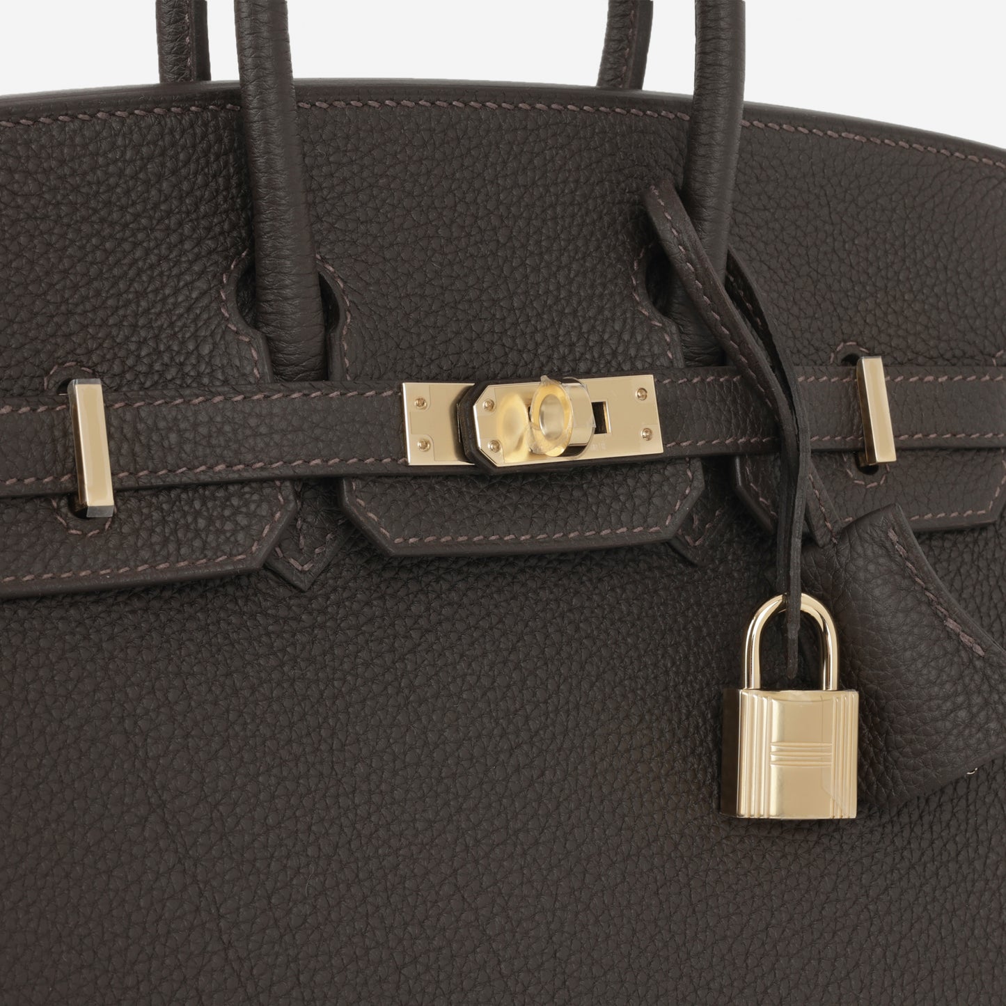 Hermès Birkin 25 - Bai Brun Togo | Permabrass Hardware