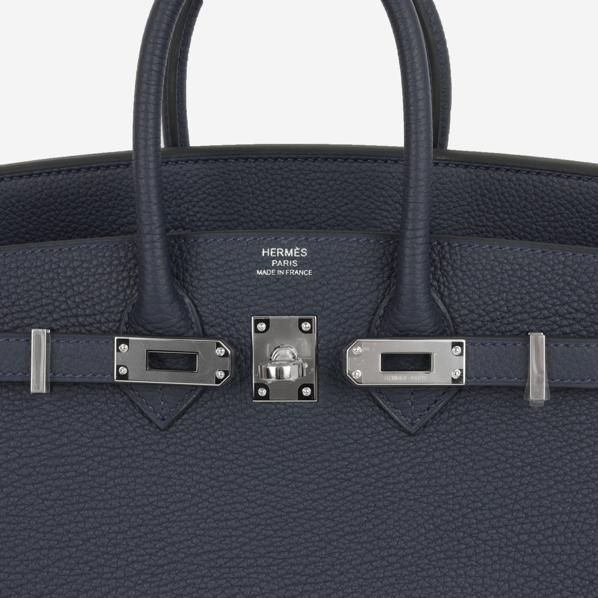 Hermès Birkin 25 - Bleu Nuit Togo | Palladium Hardware - Bagista