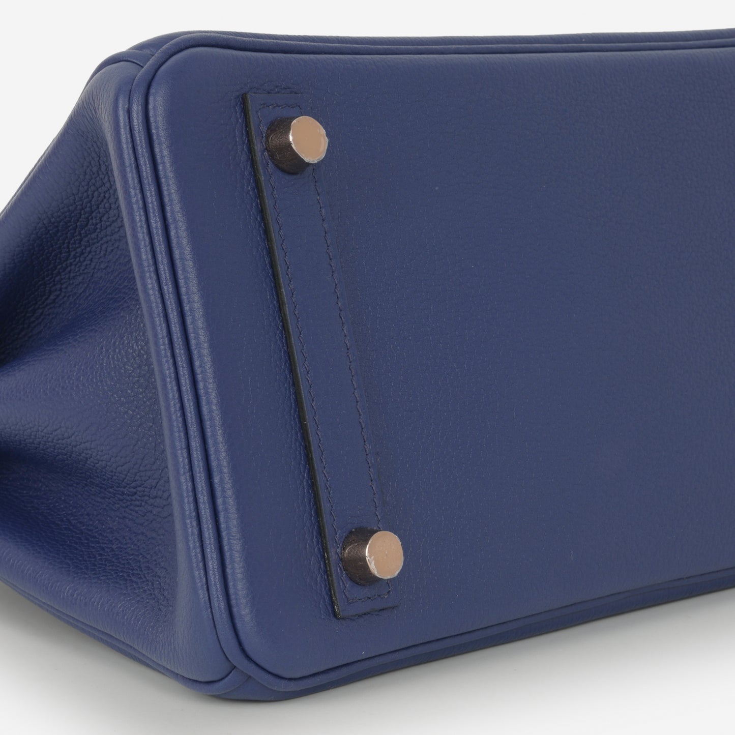 Hermès Birkin 25 Touch - Bleu Saphir Novillo / Blue Marine Alligator | Rose Gold Hardware