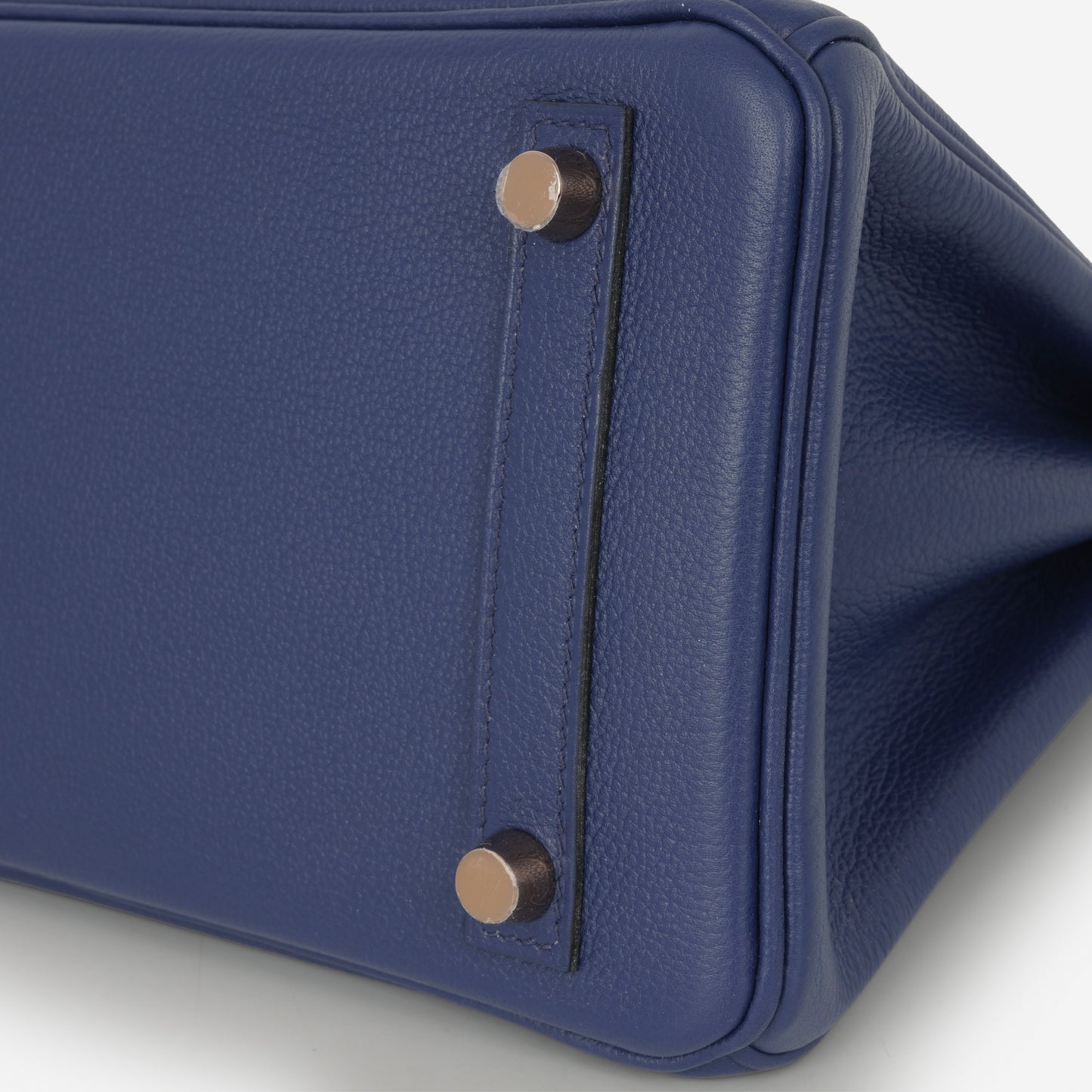 Hermès Birkin 25 Touch - Bleu Saphir Novillo / Blue Marine Alligator | Rose Gold Hardware