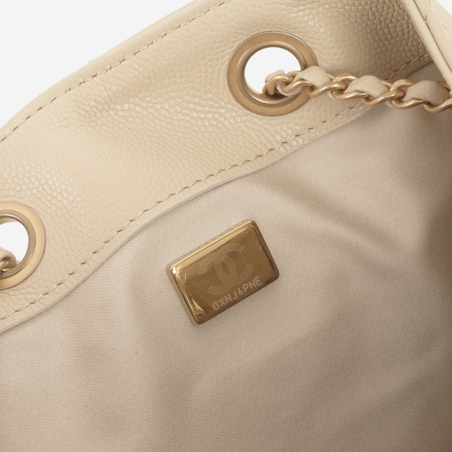Chanel Medium 25 Hobo Bag - Beige Caviar | Gold Hardware
