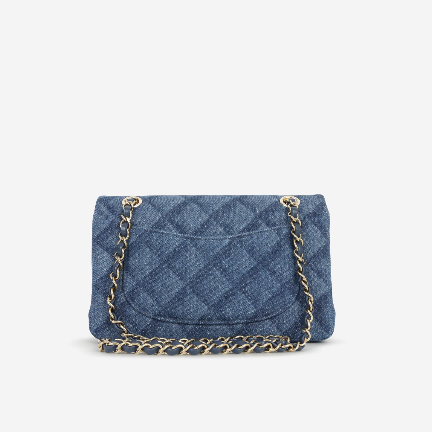 Chanel Small Classic Flap - Denim Tromp L'oeil | Champagne Gold Hardware