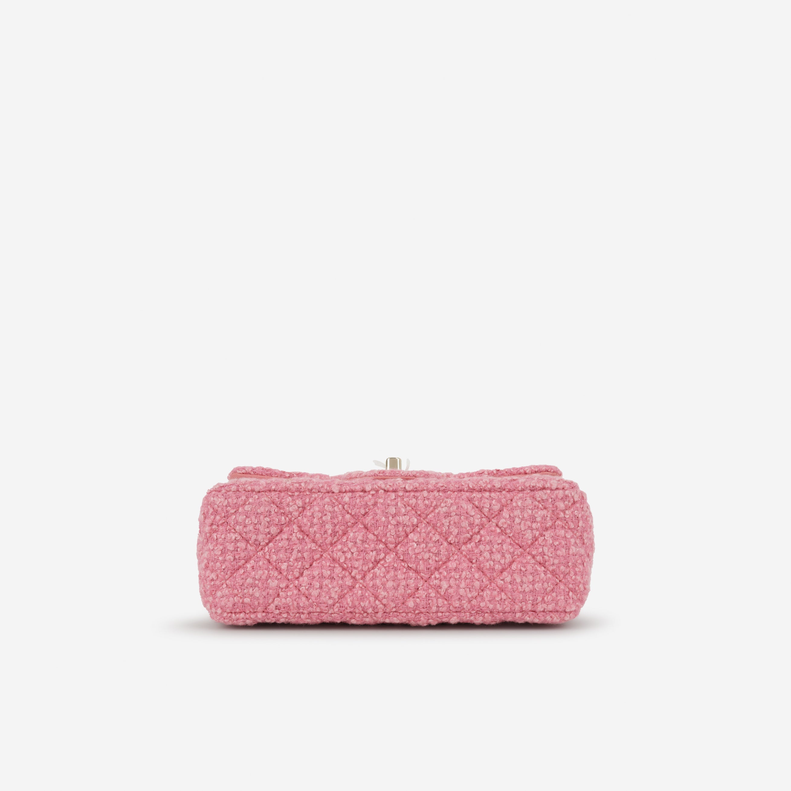 Chanel Mini Rectangular - Pink Tweed | Champagne Gold Hardware
