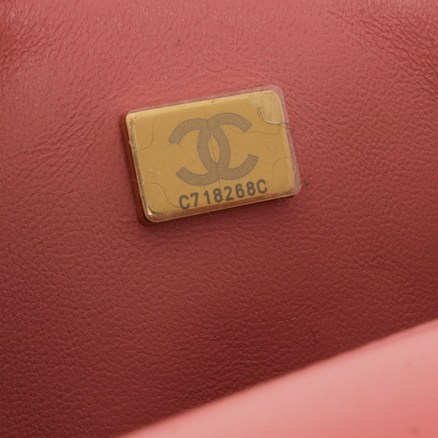 Chanel 22B Mini Rectangular - Pink Tweed | Champagne Gold Hardware