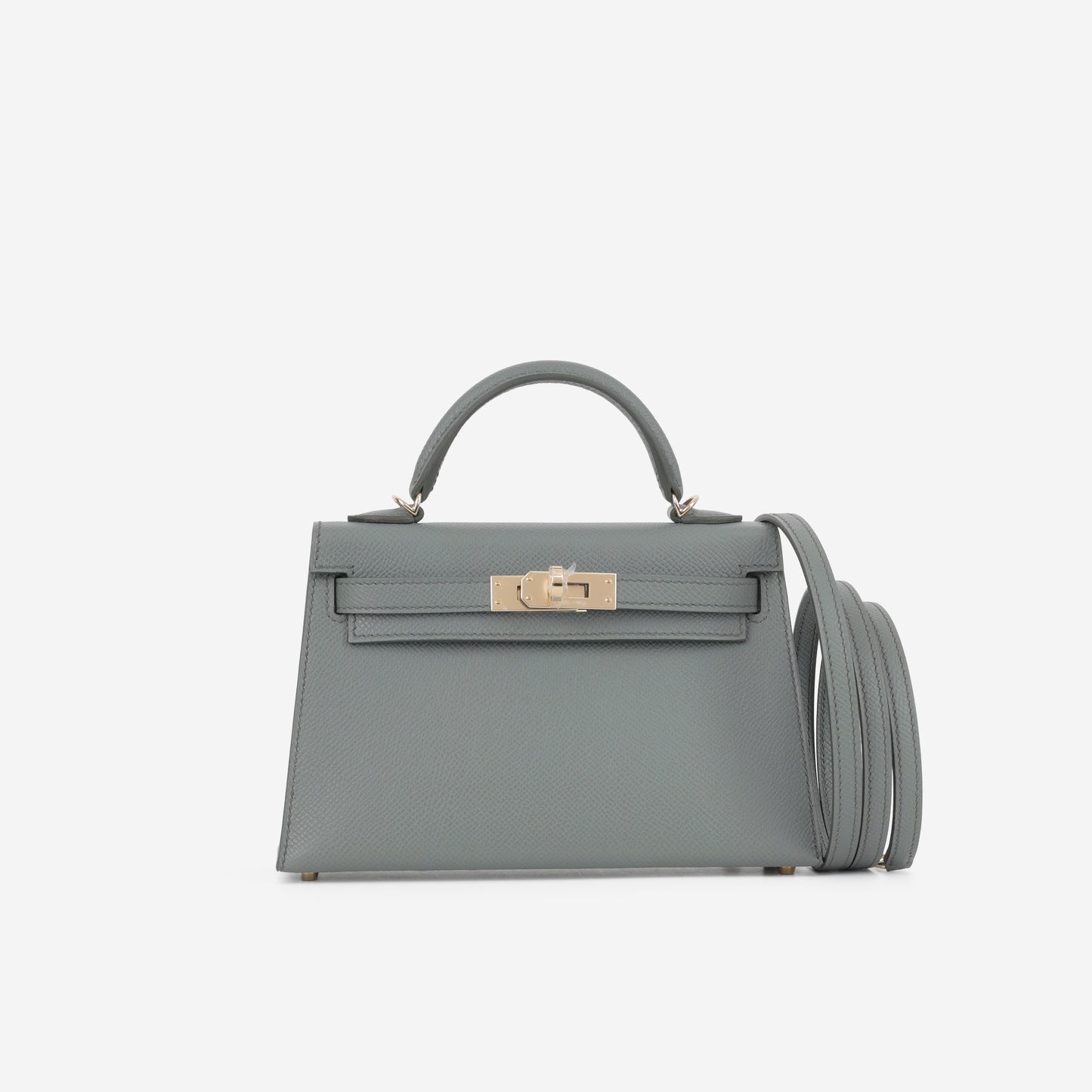 Hermès Mini Kelly - Vert Amande Epsom | Permabrass Hardware