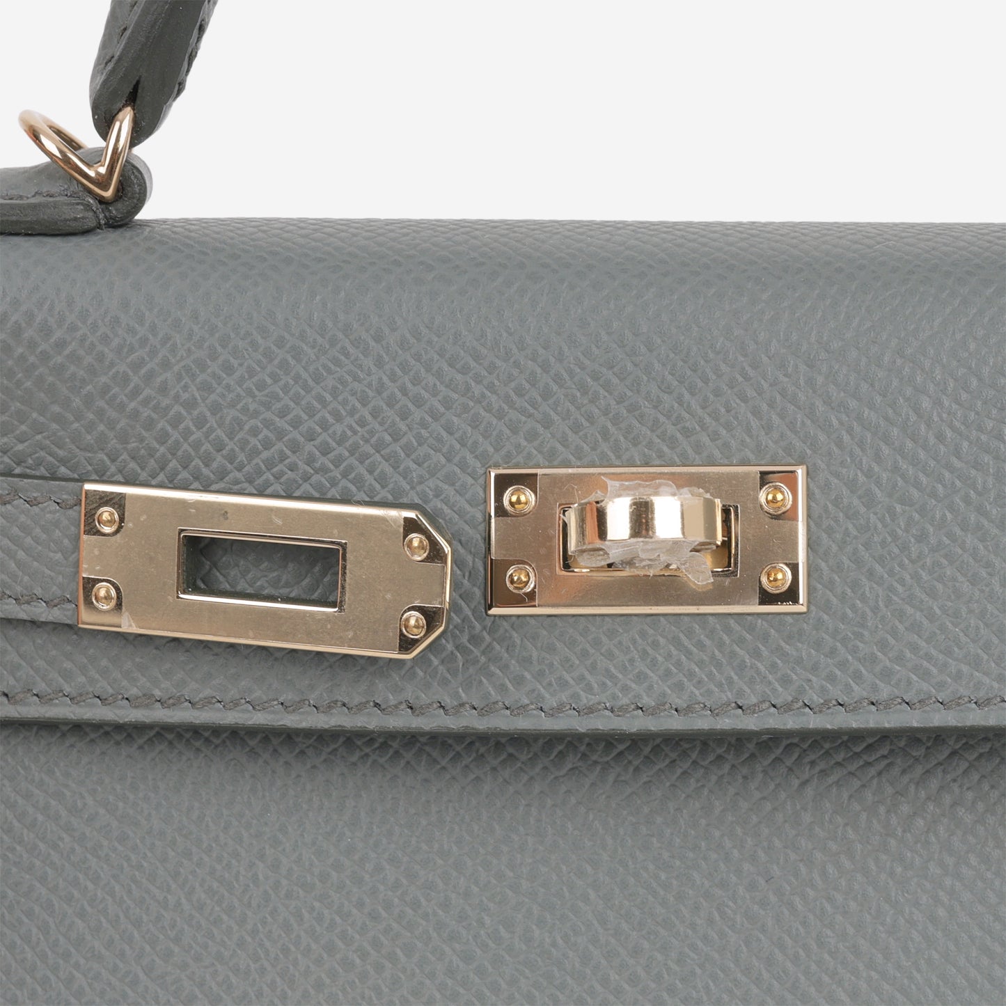Hermès Mini Kelly - Vert Amande Epsom | Permabrass Hardware