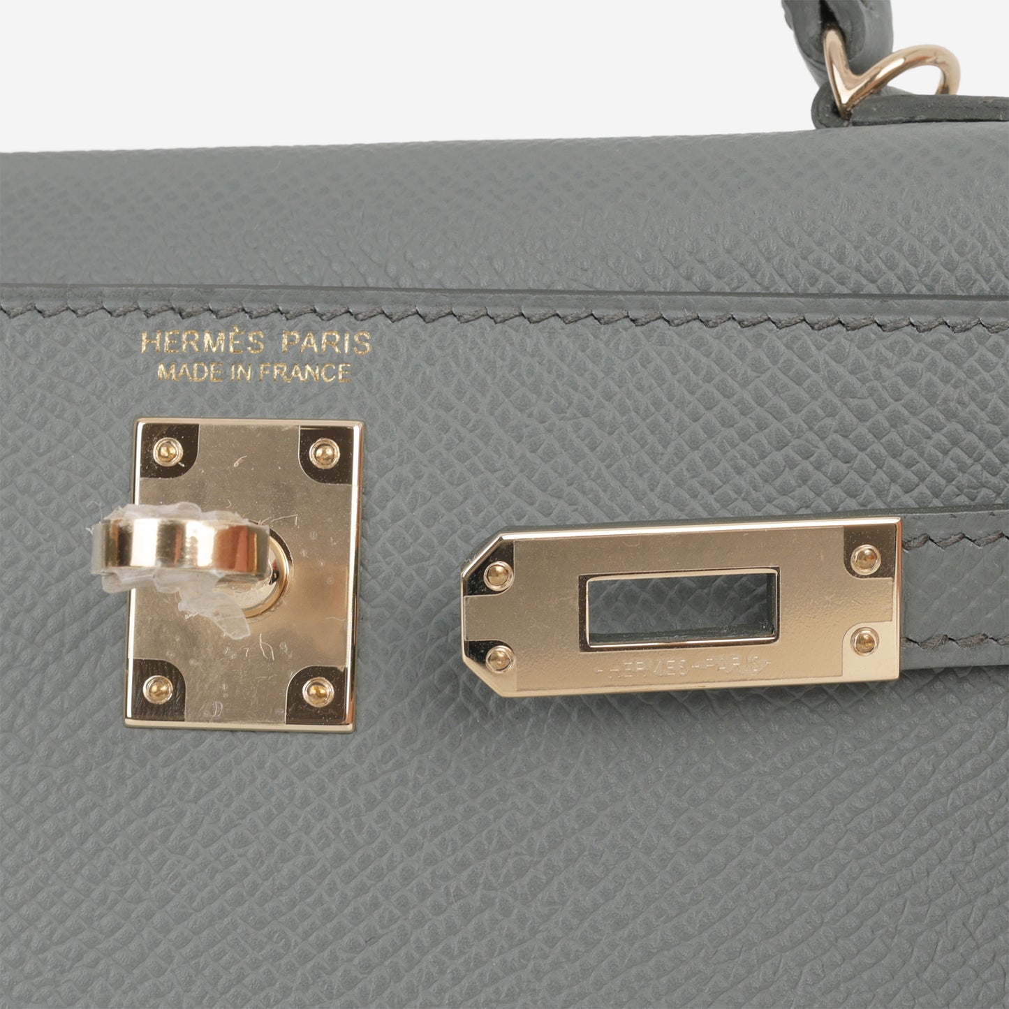 Hermès Mini Kelly - Vert Amande Epsom | Permabrass Hardware