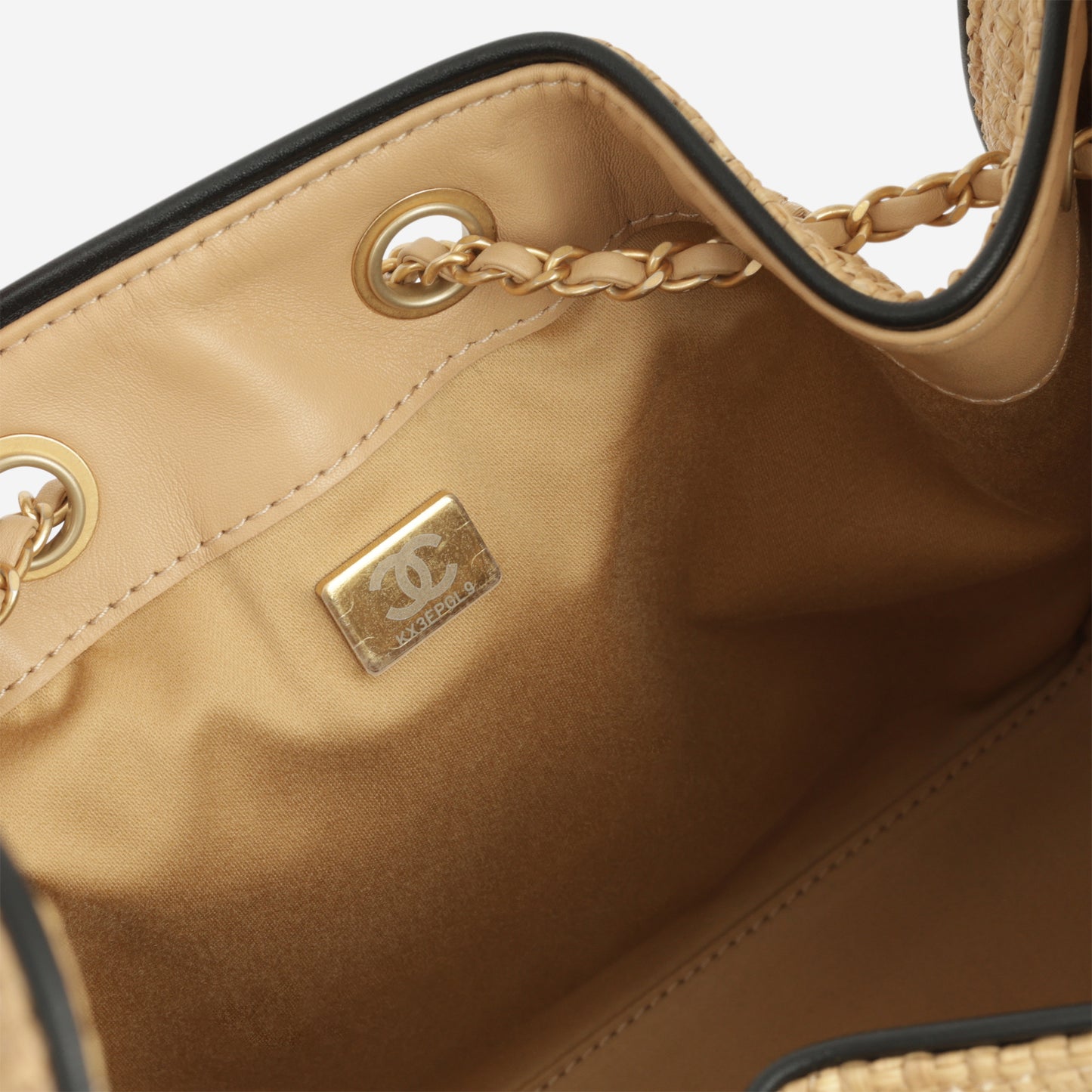 Chanel Small 25 Hobo - Beige Braided Raffia | Gold Hardware - Bagista