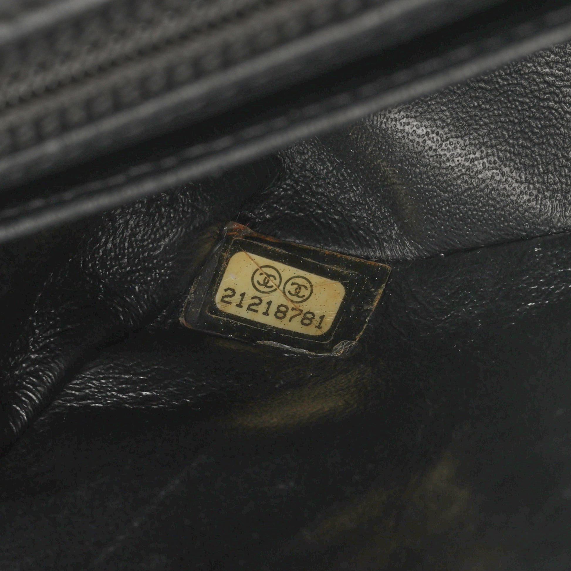 Chanel Mini Flap Rectangular - Black Chevron Patent Calfskin | Silver Hardware - Bagista