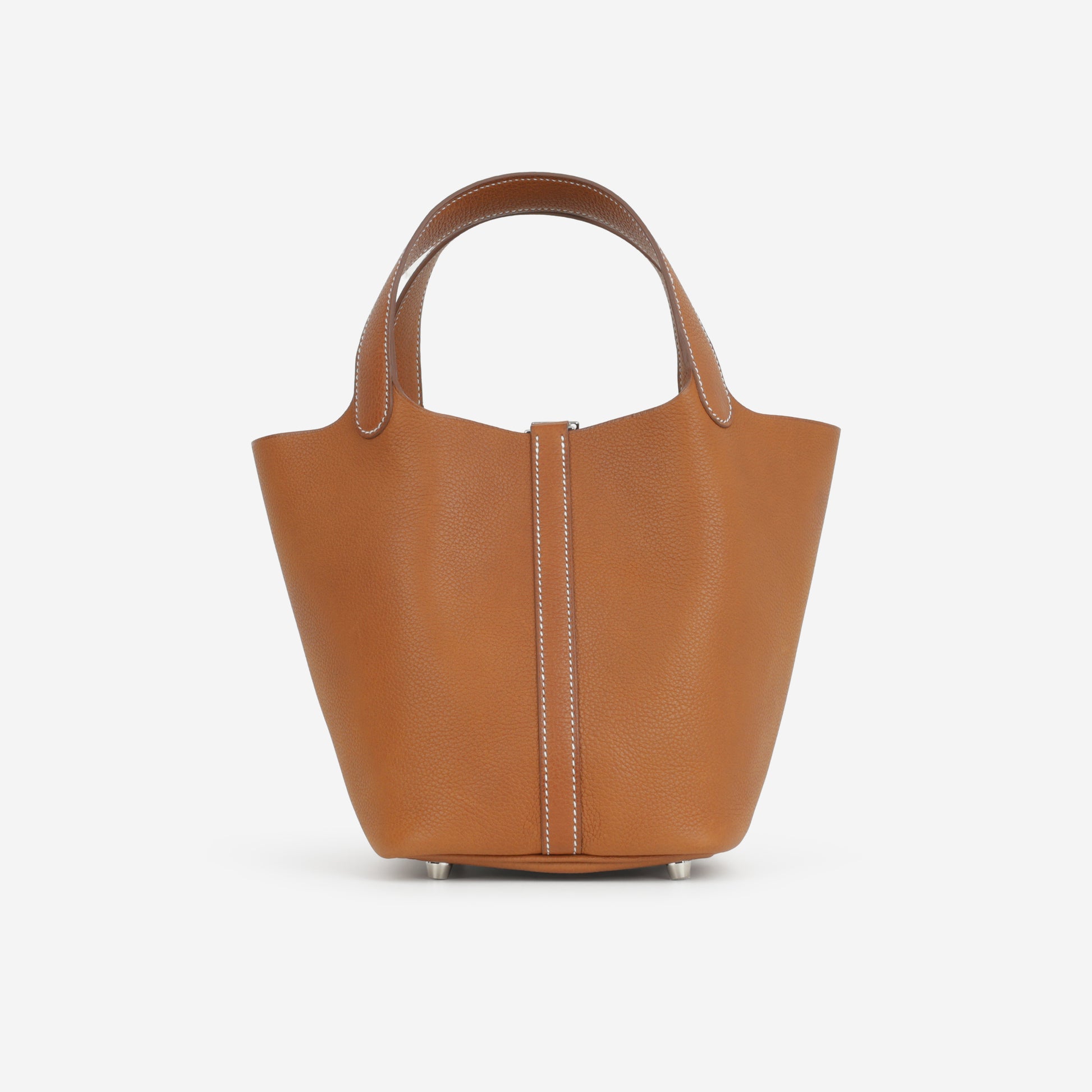 Hermès Picotin 18 - Fauve Barenia Faubourg | Palladium Hardware - Bagista