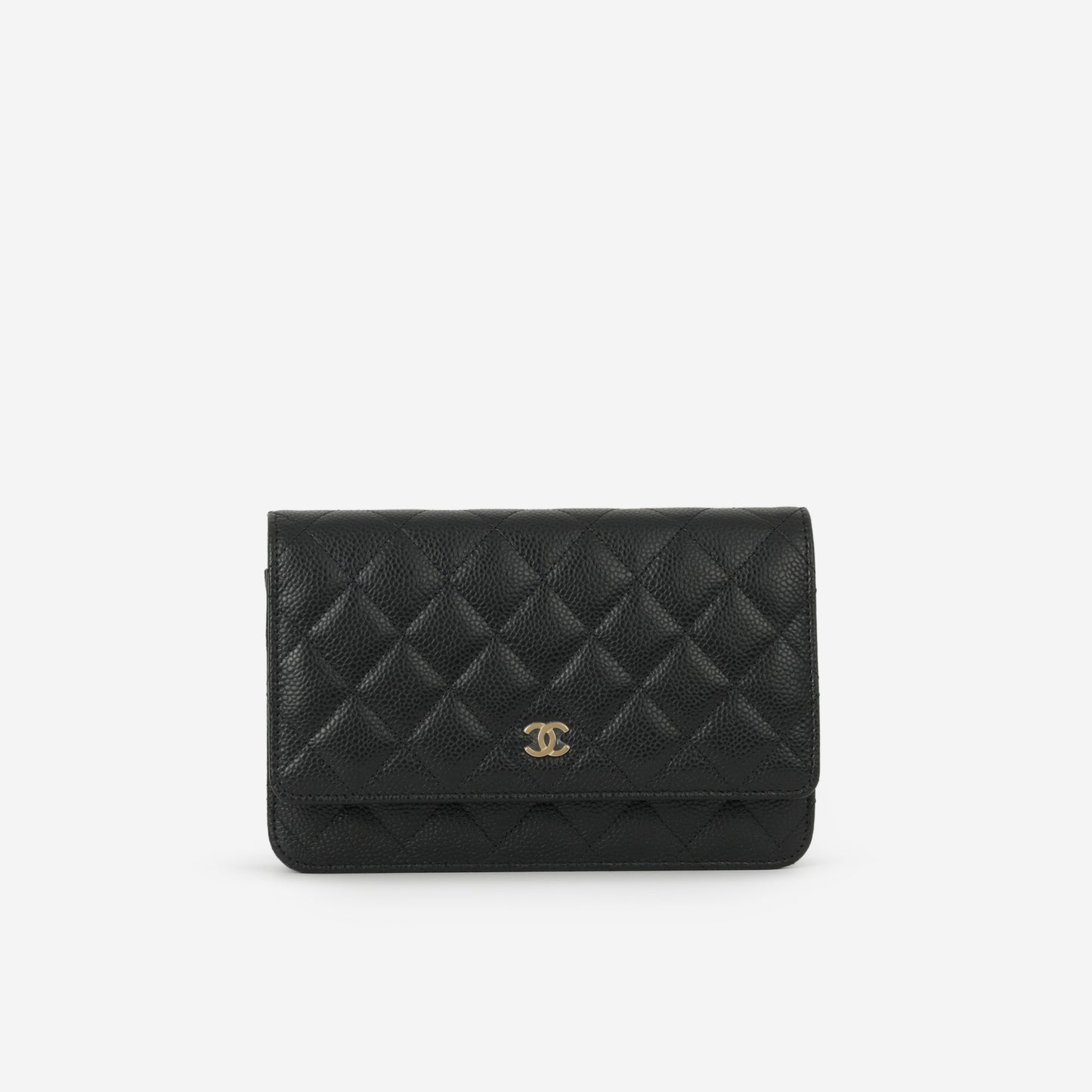 Chanel Classic Wallet on Chain - Black Caviar | Gold Hardware - Bagista