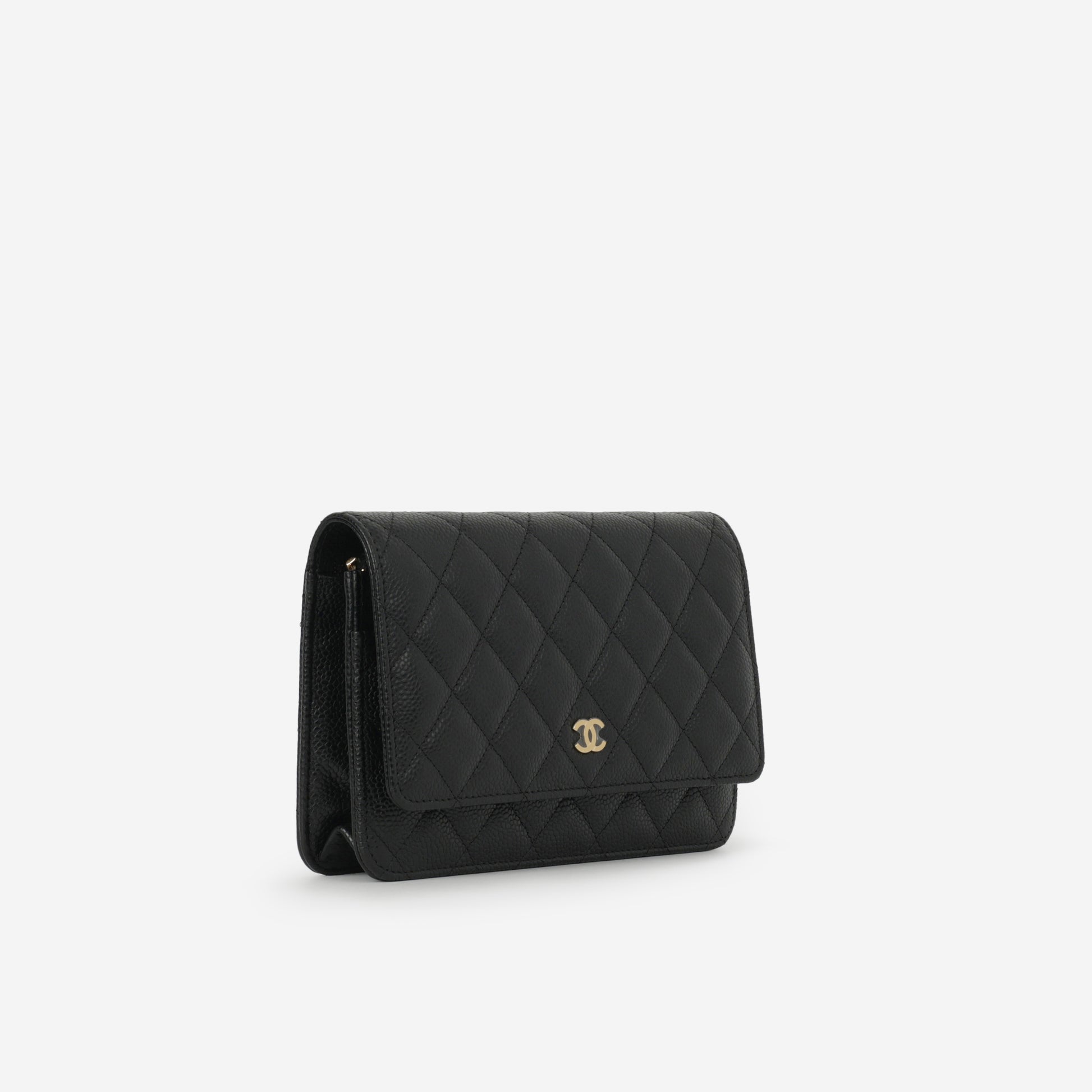 Chanel Classic Wallet on Chain - Black Caviar | Gold Hardware - Bagista