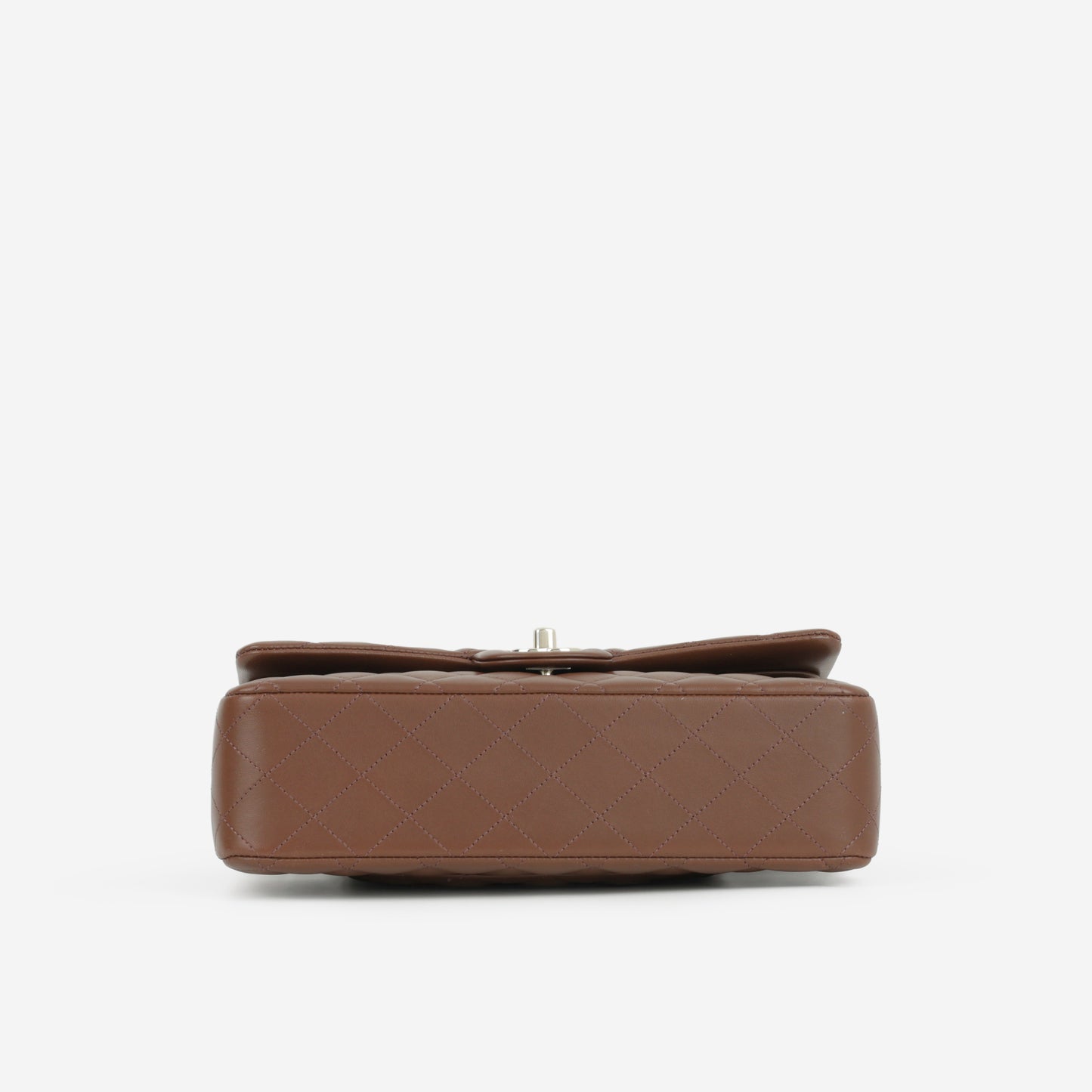 Chanel Medium Classic Flap - Brown Lambskin | Champagne Gold Hardware - Bagista