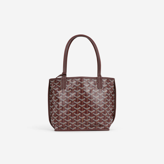 Goyard Mini Anjou - Burgundy Goyardine | Palladium Hardware - Bagista