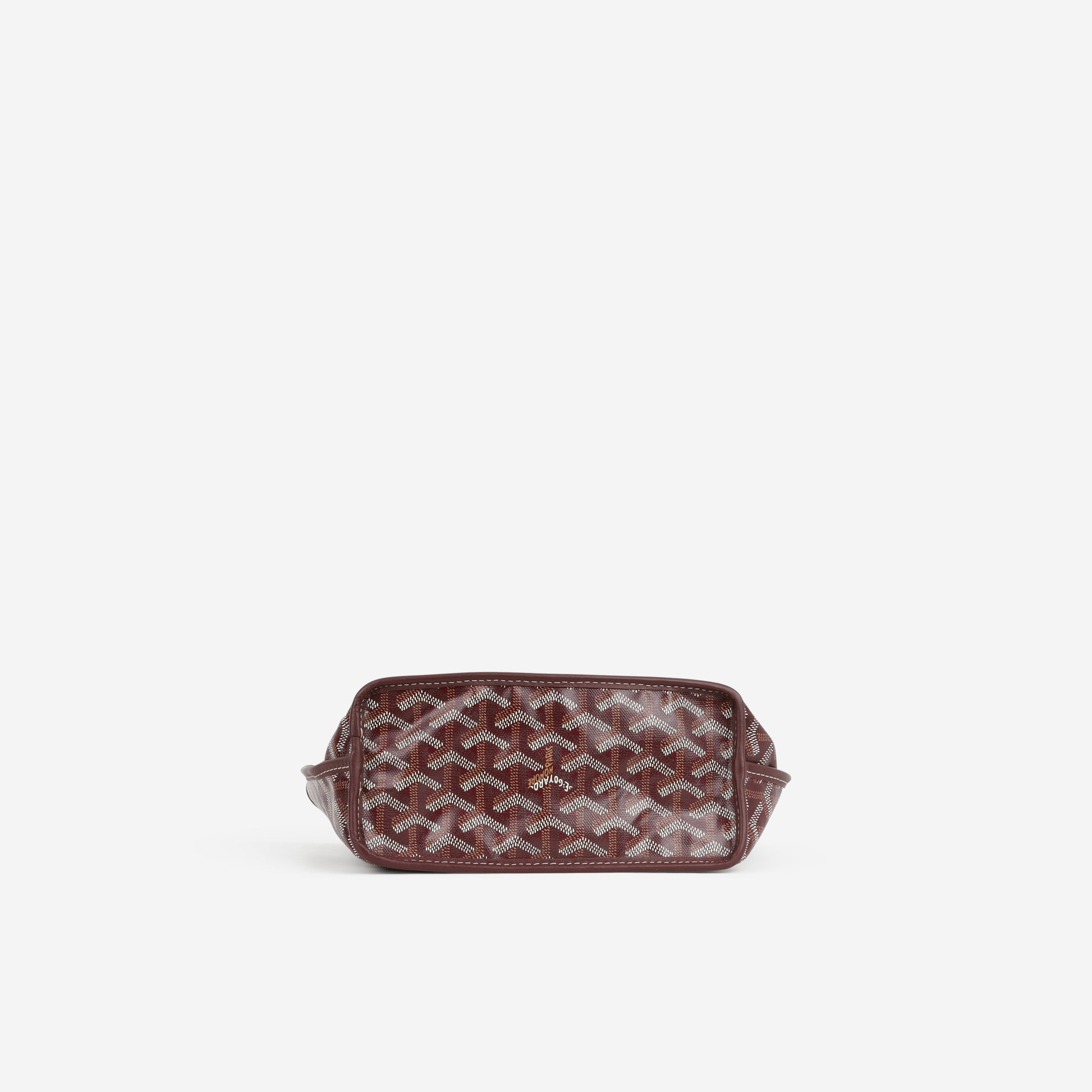 Goyard Mini Anjou - Burgundy Goyardine | Palladium Hardware - Bagista