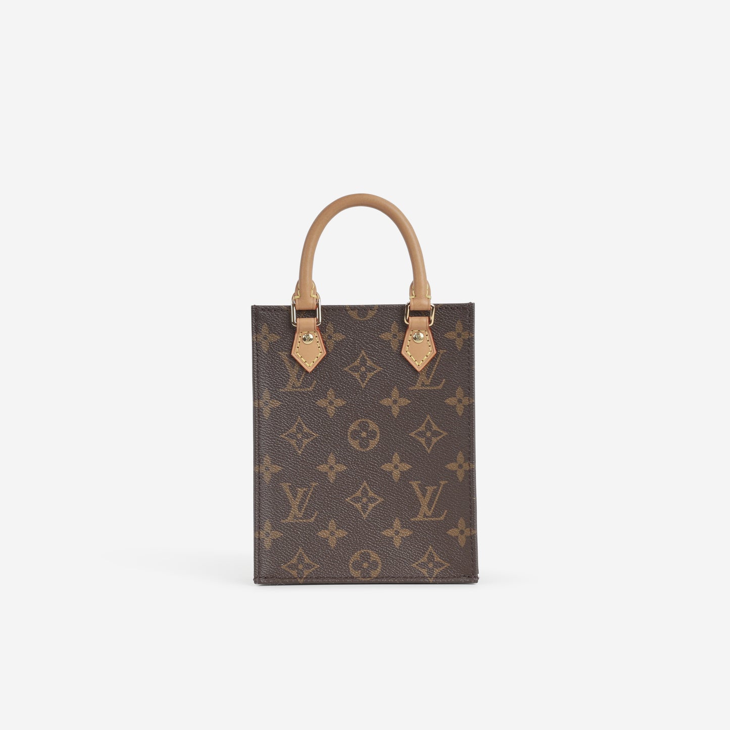Louis Vuitton Petit Sac Plat - Monogram | Gold Hardware