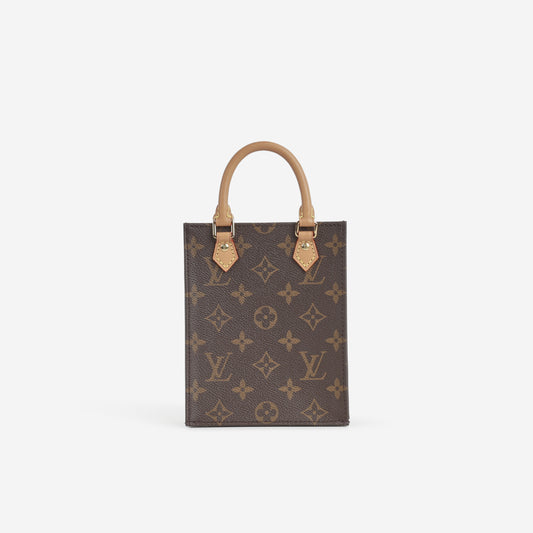 Louis Vuitton Petit Sac Plat - Monogram | Gold Hardware