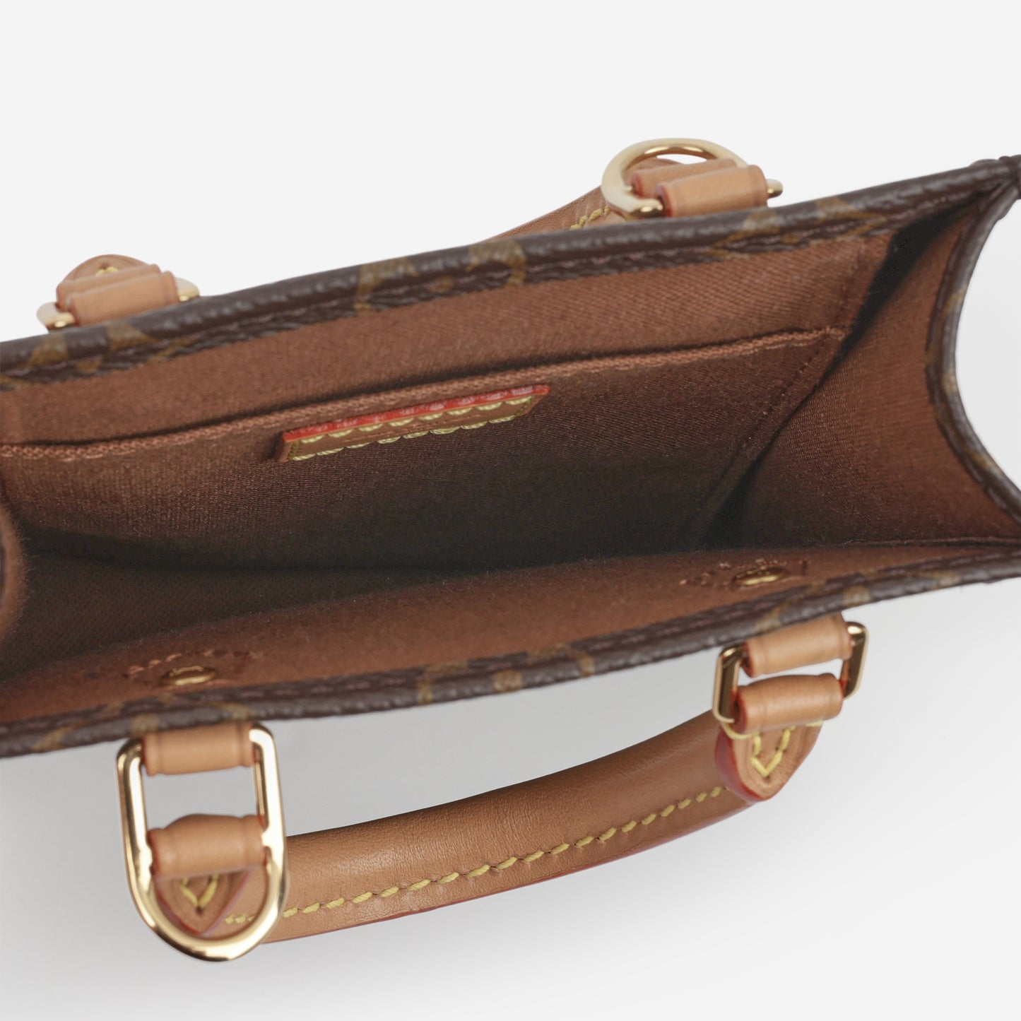 Louis Vuitton Petit Sac Plat - Monogram | Gold Hardware