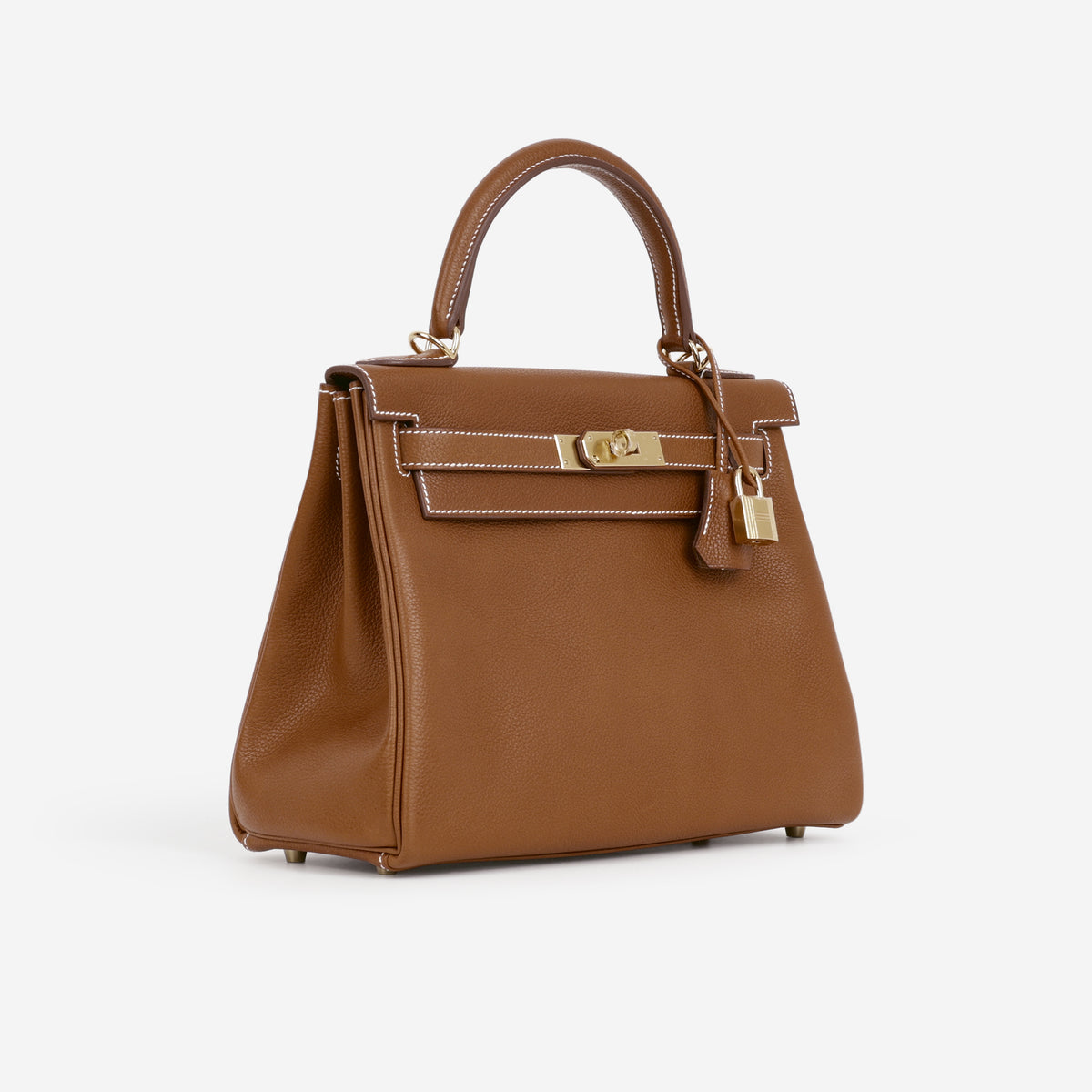 Hermès Kelly 28 - Fauve Barenia Faubourg | Gold Hardware