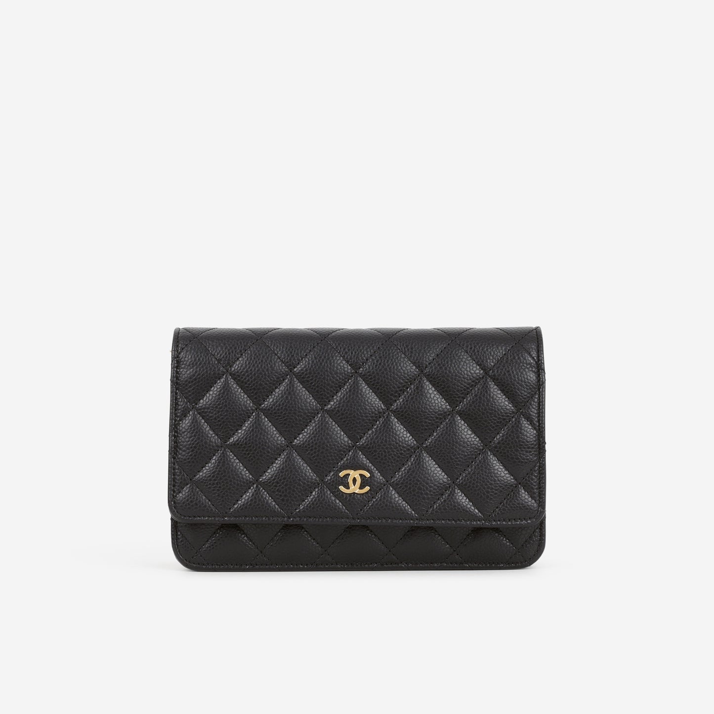 Chanel Classic Wallet on Chain - Black Caviar | Gold Hardware