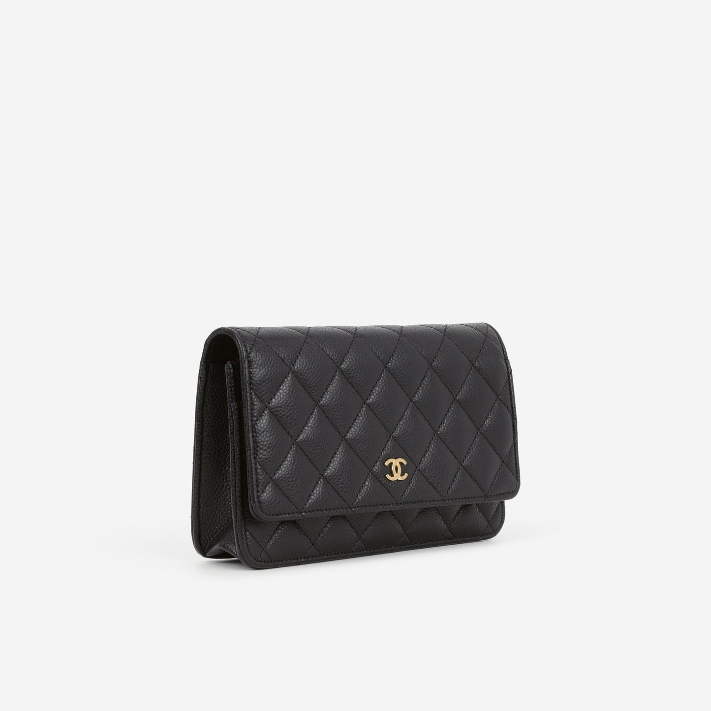 Chanel Classic Wallet on Chain - Black Caviar | Gold Hardware