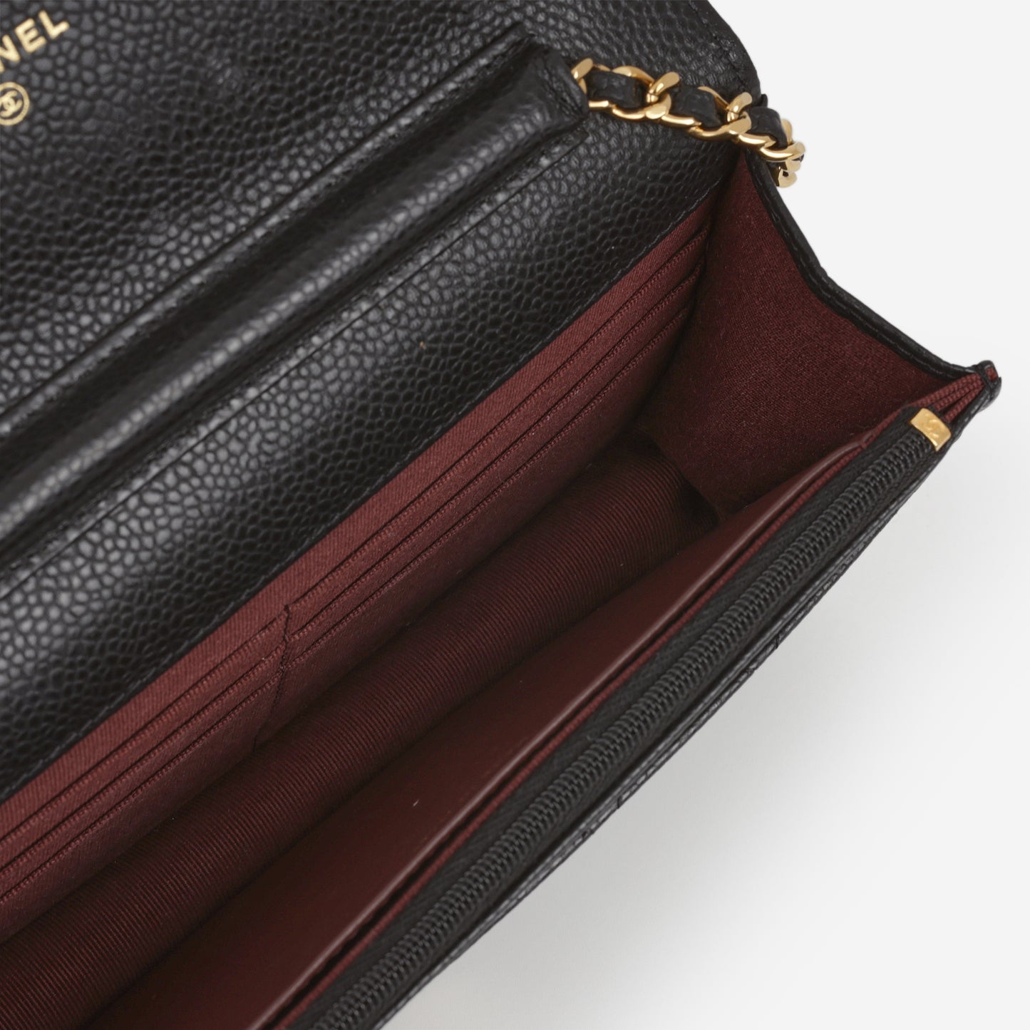 Chanel Classic Wallet on Chain - Black Caviar | Gold Hardware