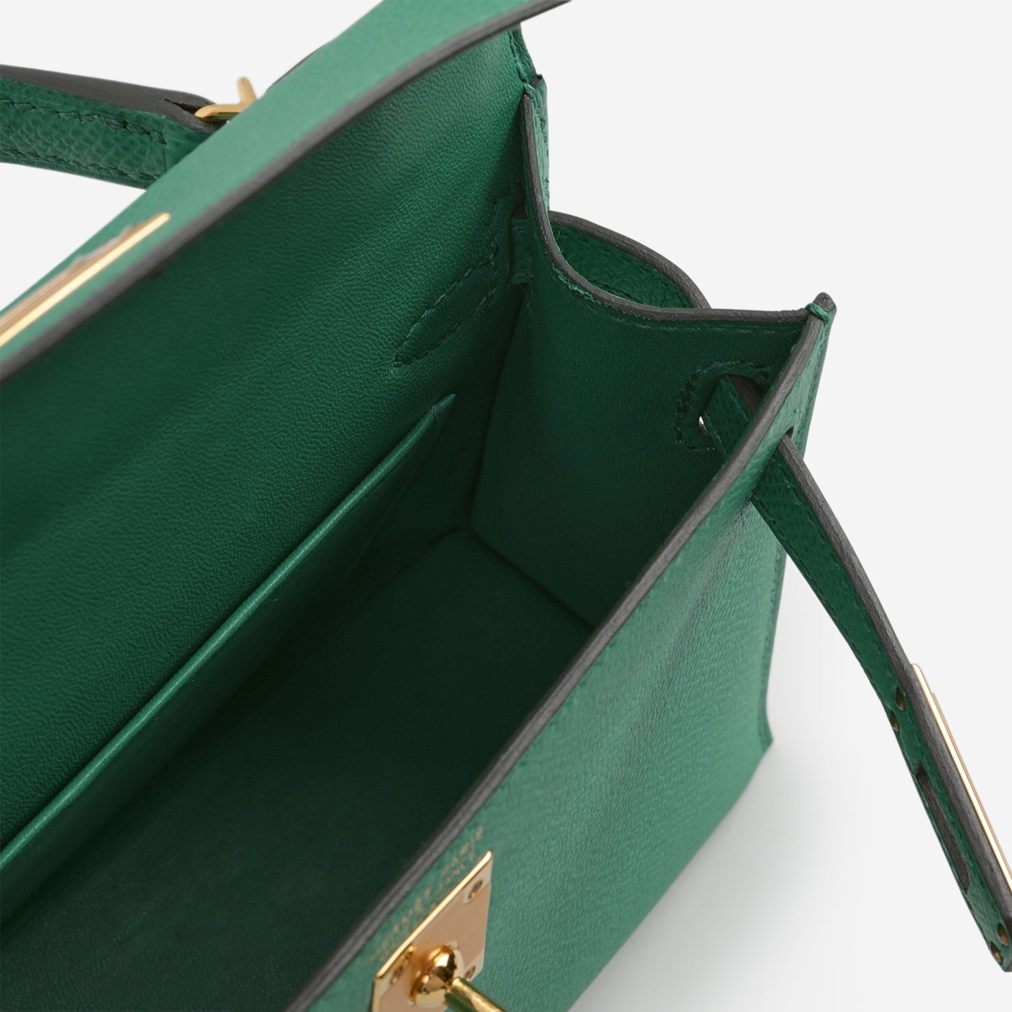 Hermès Mini Kelly - Vert Vertigo Epsom | Gold Hardware - Bagista