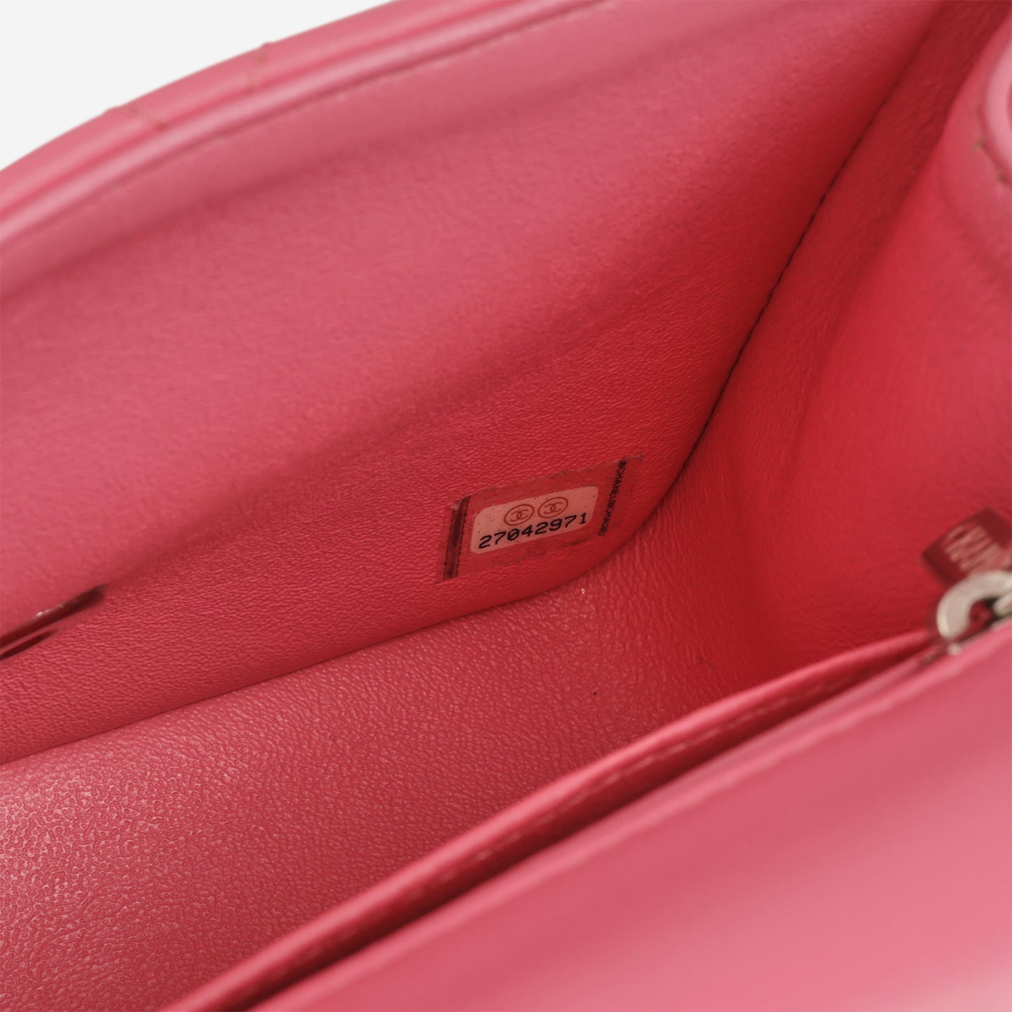 Chanel Mini Flap Square - Pink Lambskin | Silver Hardware - Bagista