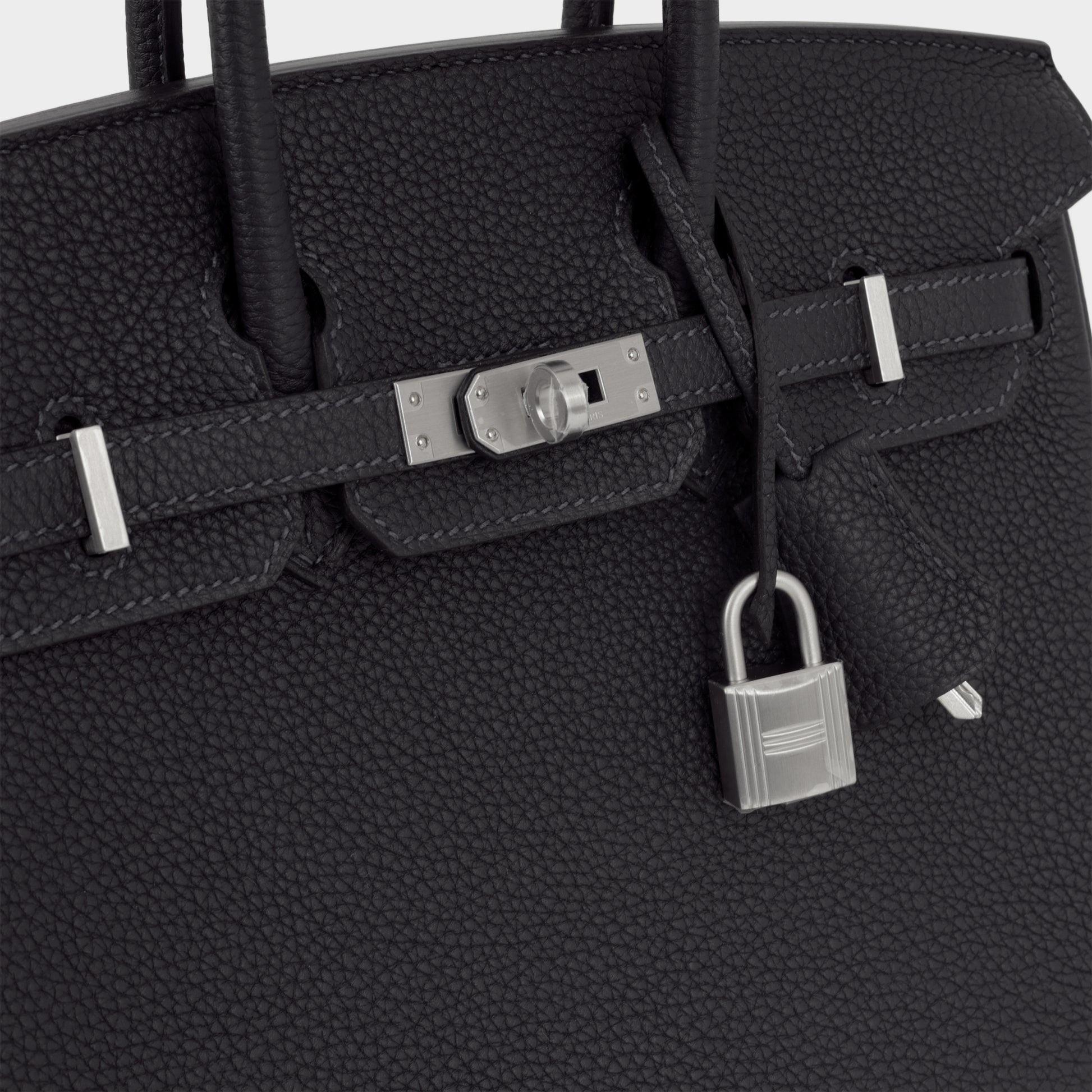 Hermès Birkin 25 - Caban Togo | Brushed Palladium Hardware - Bagista
