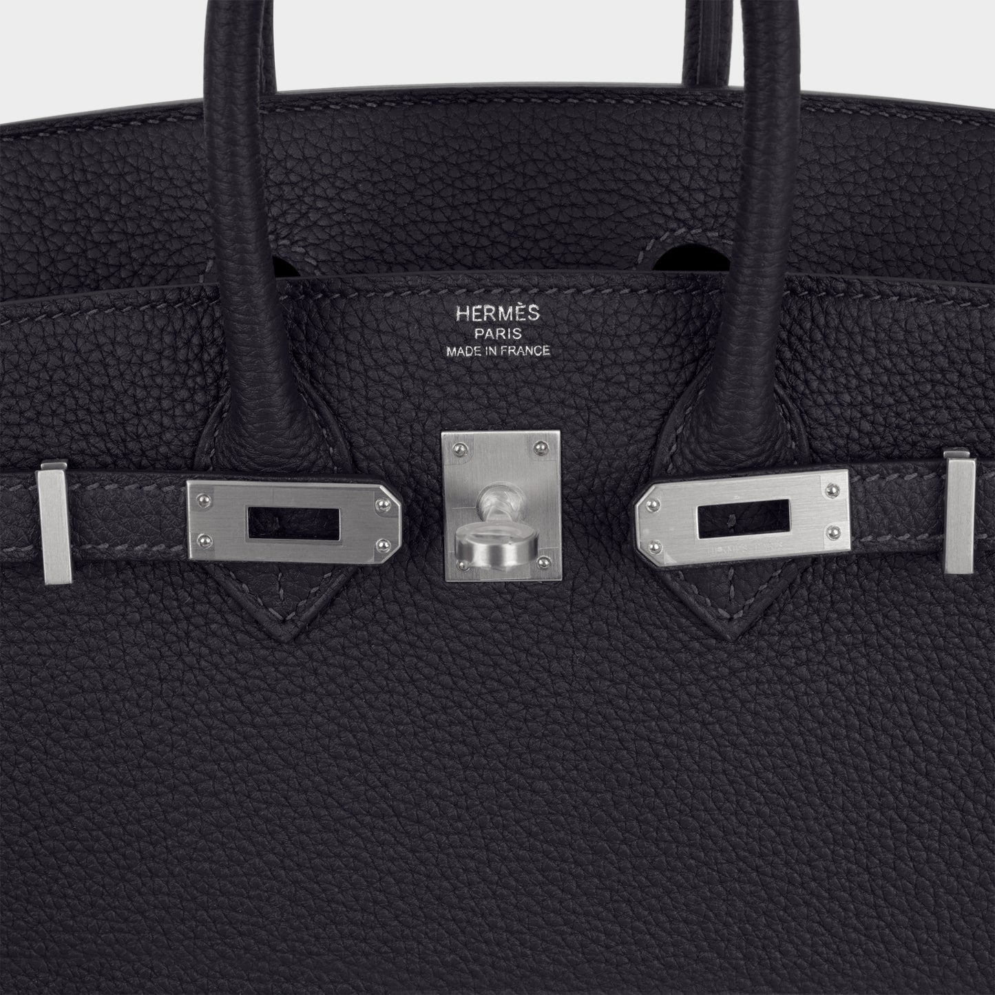 Hermès Birkin 25 - Caban Togo | Brushed Palladium Hardware - Bagista