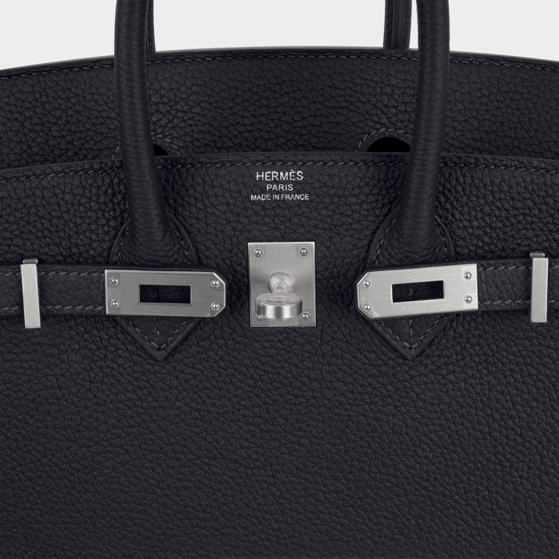 Hermès Birkin 25 - Caban Togo | Brushed Palladium Hardware - Bagista