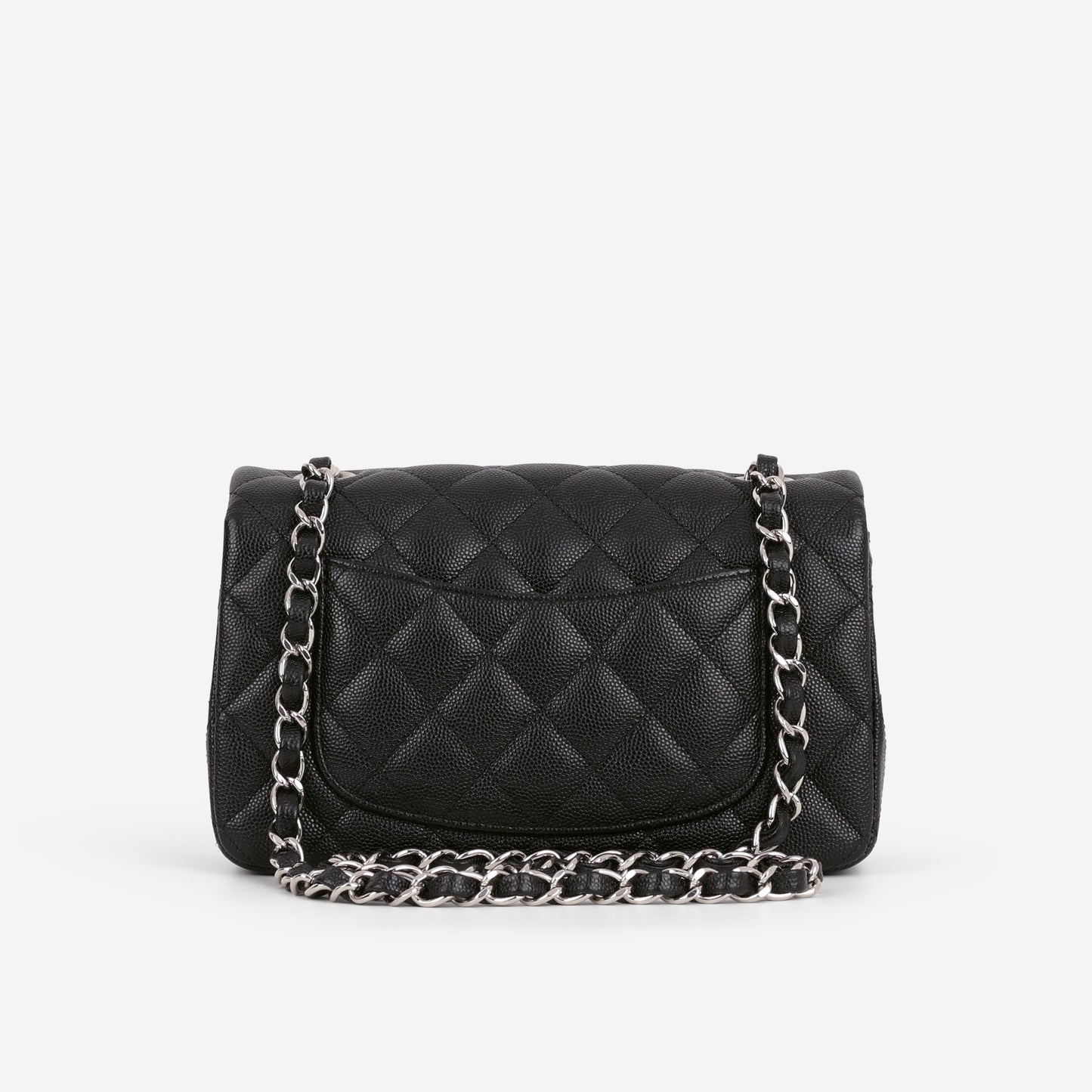 Chanel Classic Mini Flap Rectangular - Black Caviar | Silver Hardware - Bagista