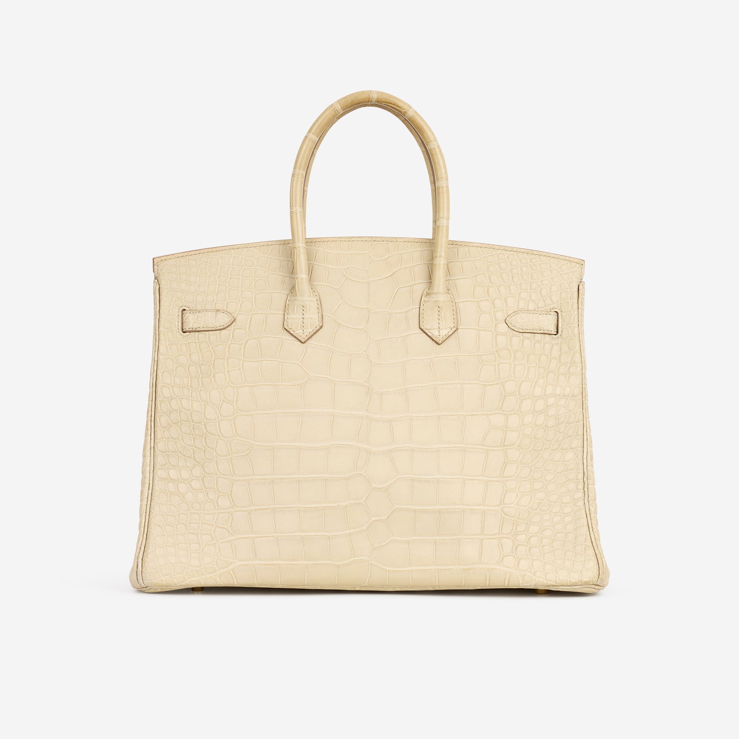 Hermès Birkin 35 - Gris Perle Alligator Mississippiensis | Gold Hardware
