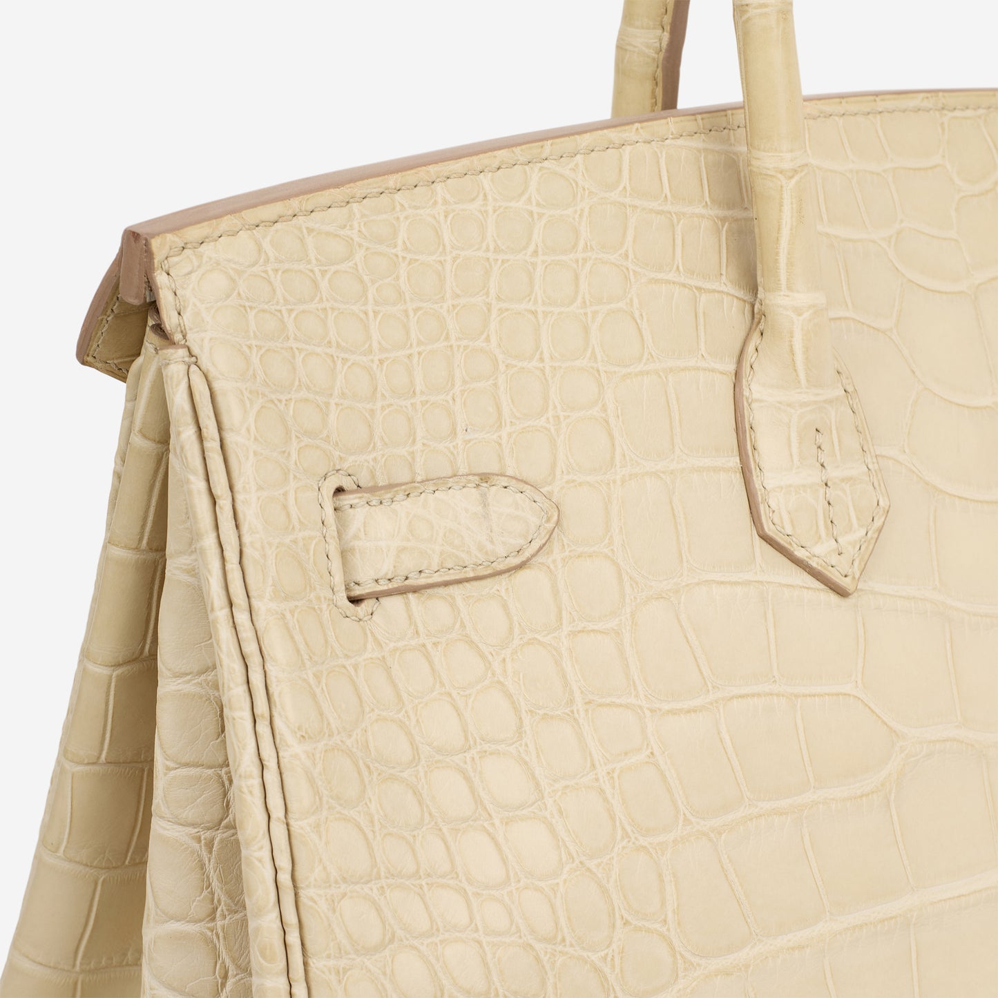 Hermès Birkin 35 - Gris Perle Alligator Mississippiensis | Gold Hardware