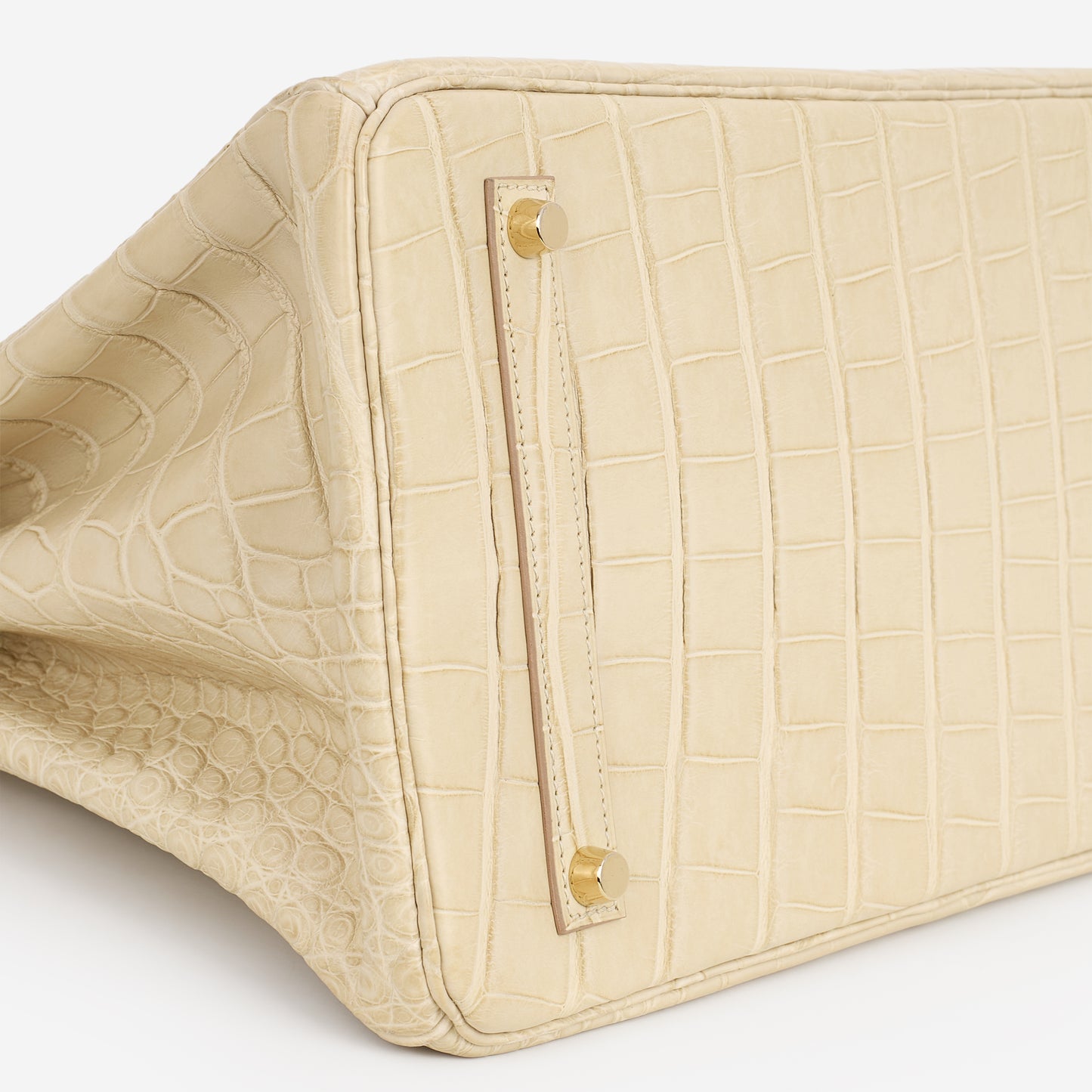 Hermès Birkin 35 - Gris Perle Alligator Mississippiensis | Gold Hardware