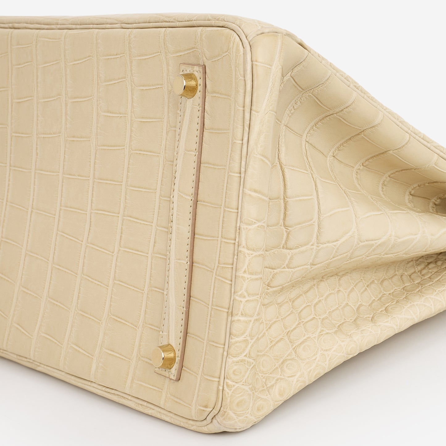 Hermès Birkin 35 - Gris Perle Alligator Mississippiensis | Gold Hardware